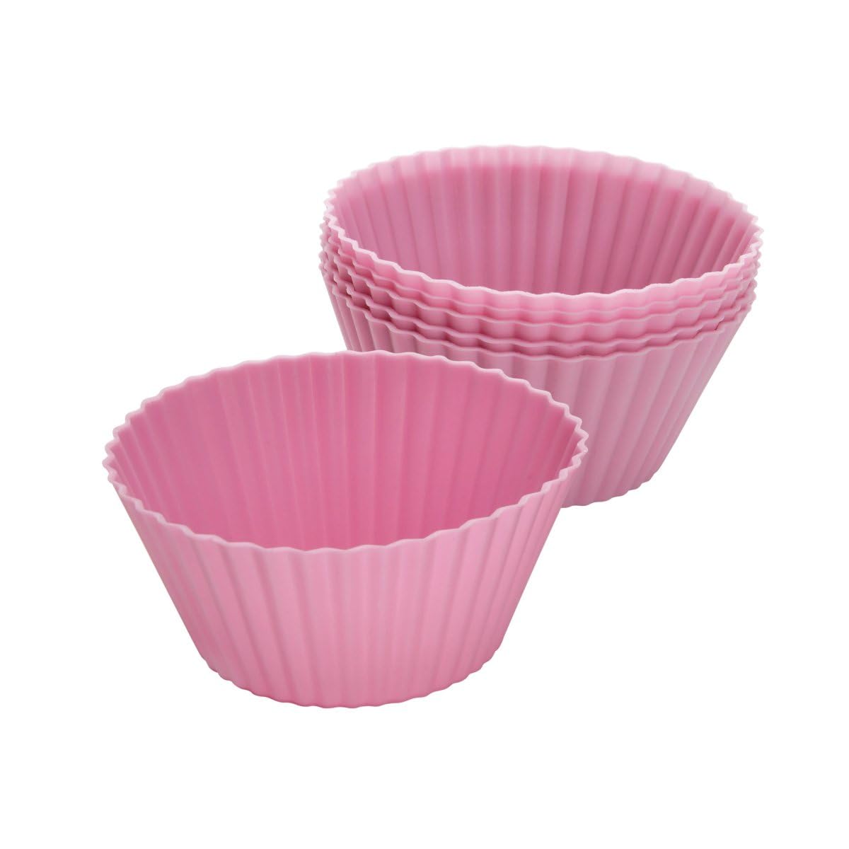 zenker-set-6-pirottini-per-muffin-e-cupcakes-in-silicone-7-cm-resistenti-fino-a- image 1