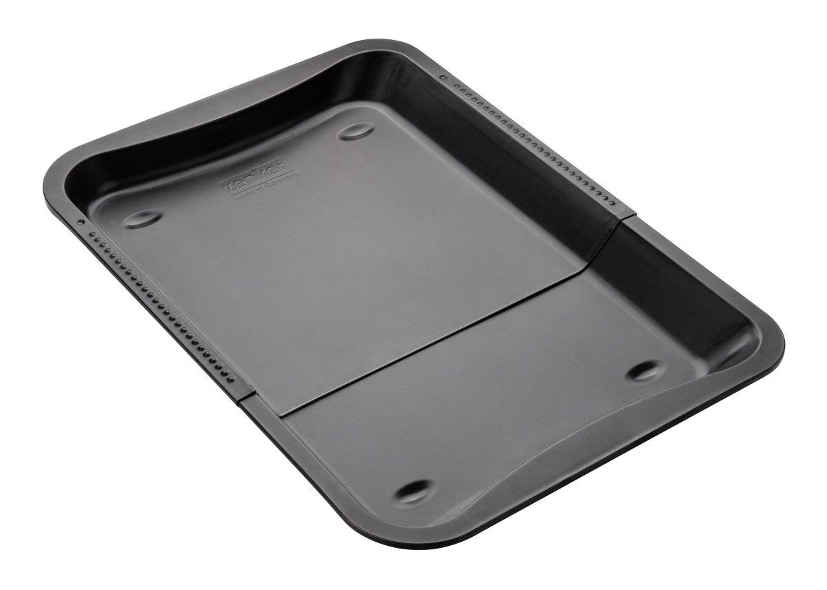 zenker-black-metallic-piastra-estensibile-da-35-a-52-cm-con-sistema-di-bloccaggi image 1
