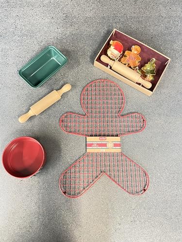 zenker-set-pasticceria-3-pezzi-natalizio-tortiera-antiaderente-12x5-cm-mini-plum image 6