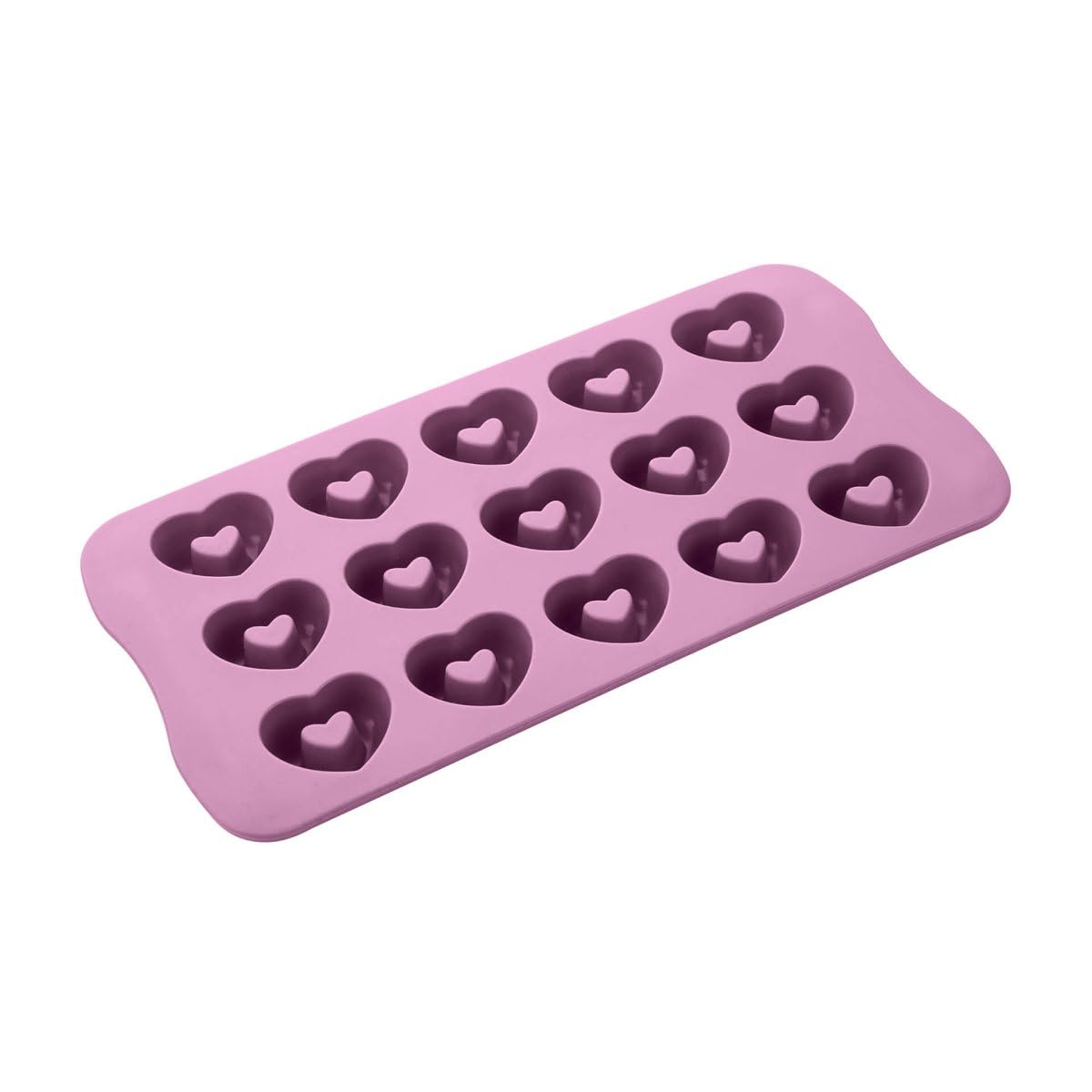 zenker-linea-love-stampo-per-cioccolatini-a-forma-di-cuore-in-silicone-rosa-23x1 image 2