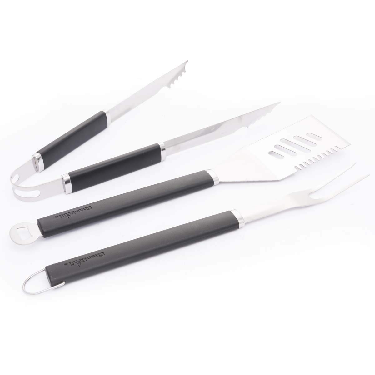 char-broil-140-545-set-utensili-barbecue-3-pezzi-in-acciaio-inox-con-apribottigl image 2