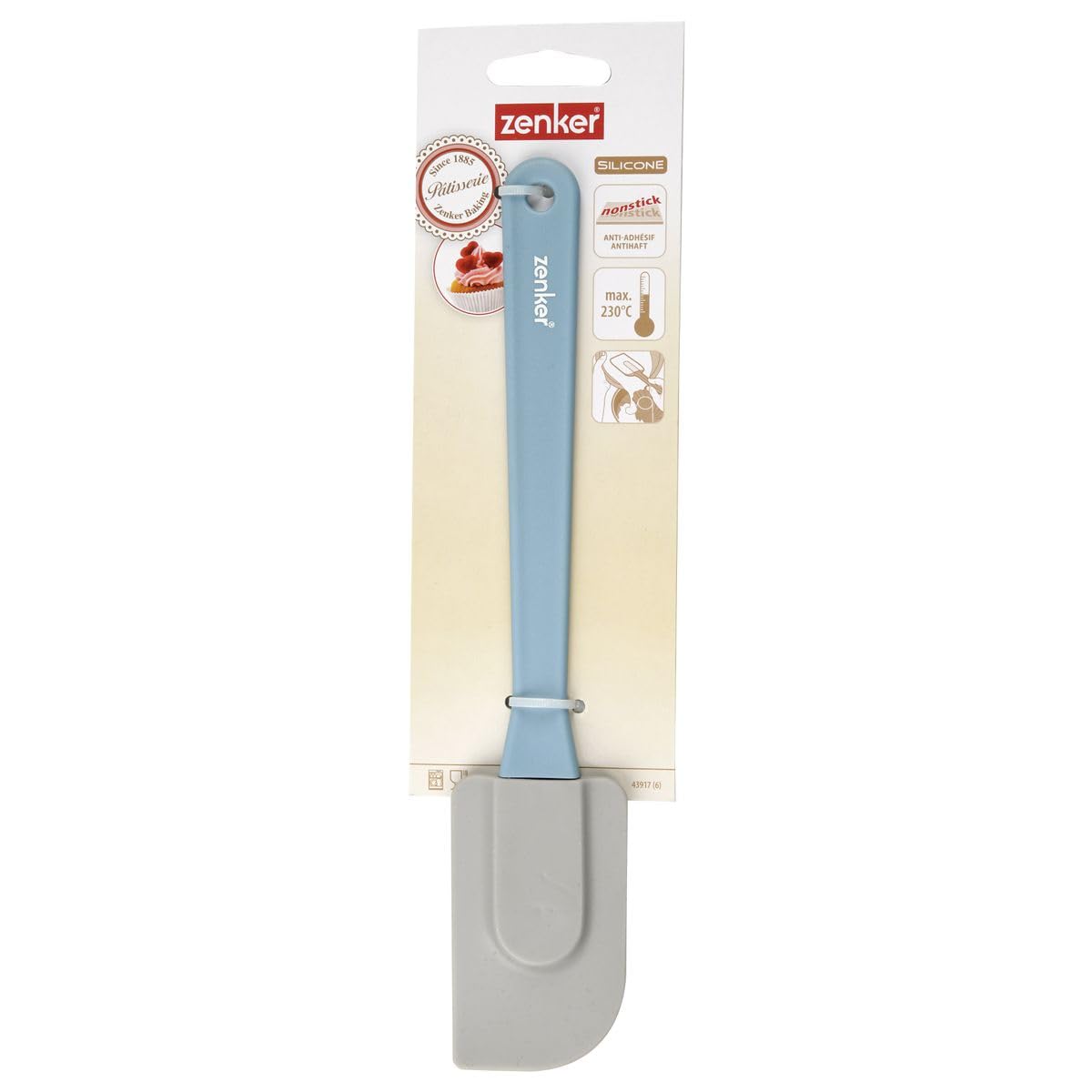 zenker-spatola-grande-per-dolci-in-silicone-con-manico-pp-resistente-fino-a-230- image 6