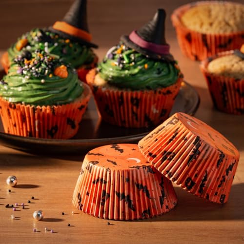 zenker-50-pirottini-in-carta-per-cupcake-e-muffin-tema-halloween-pipistrelli-e-f image 5
