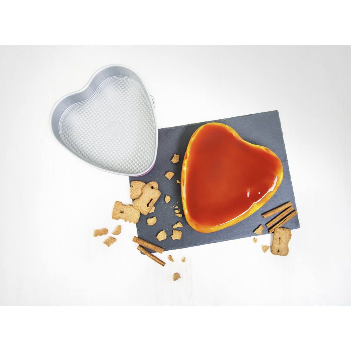 zenker-creative-studio-stampo-a-cerniera-per-dolci-a-forma-di-cuore-fondo-piatto image 4