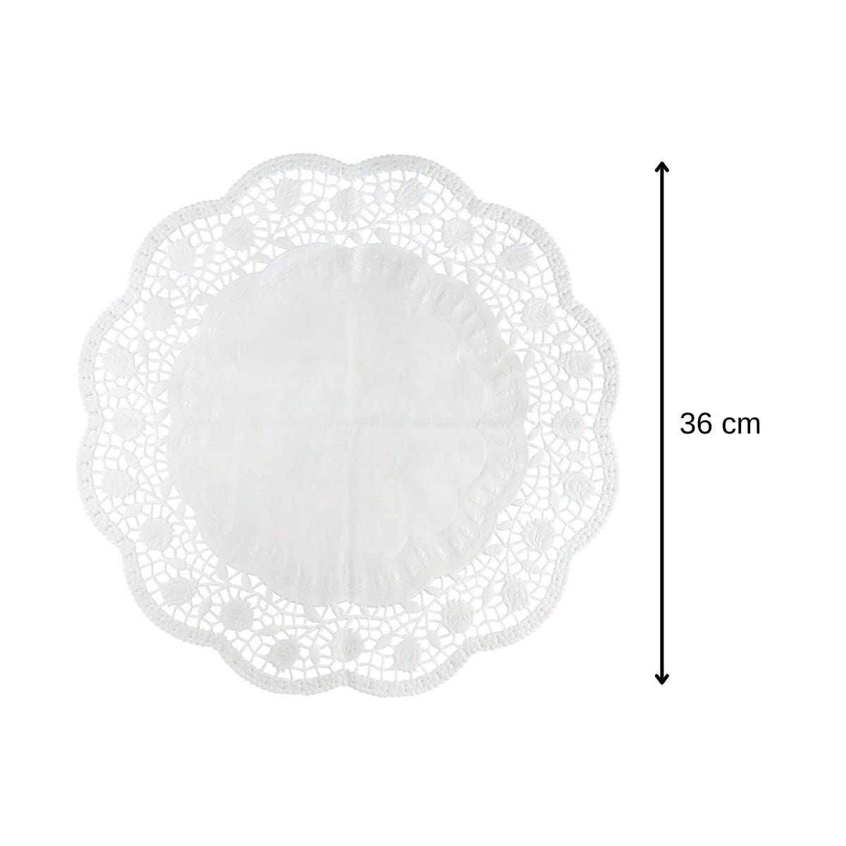 zenker-44766-0-set-da-15-tovagliette-sottotorta-in-carta-bianca-antigrasso-tonda image 7