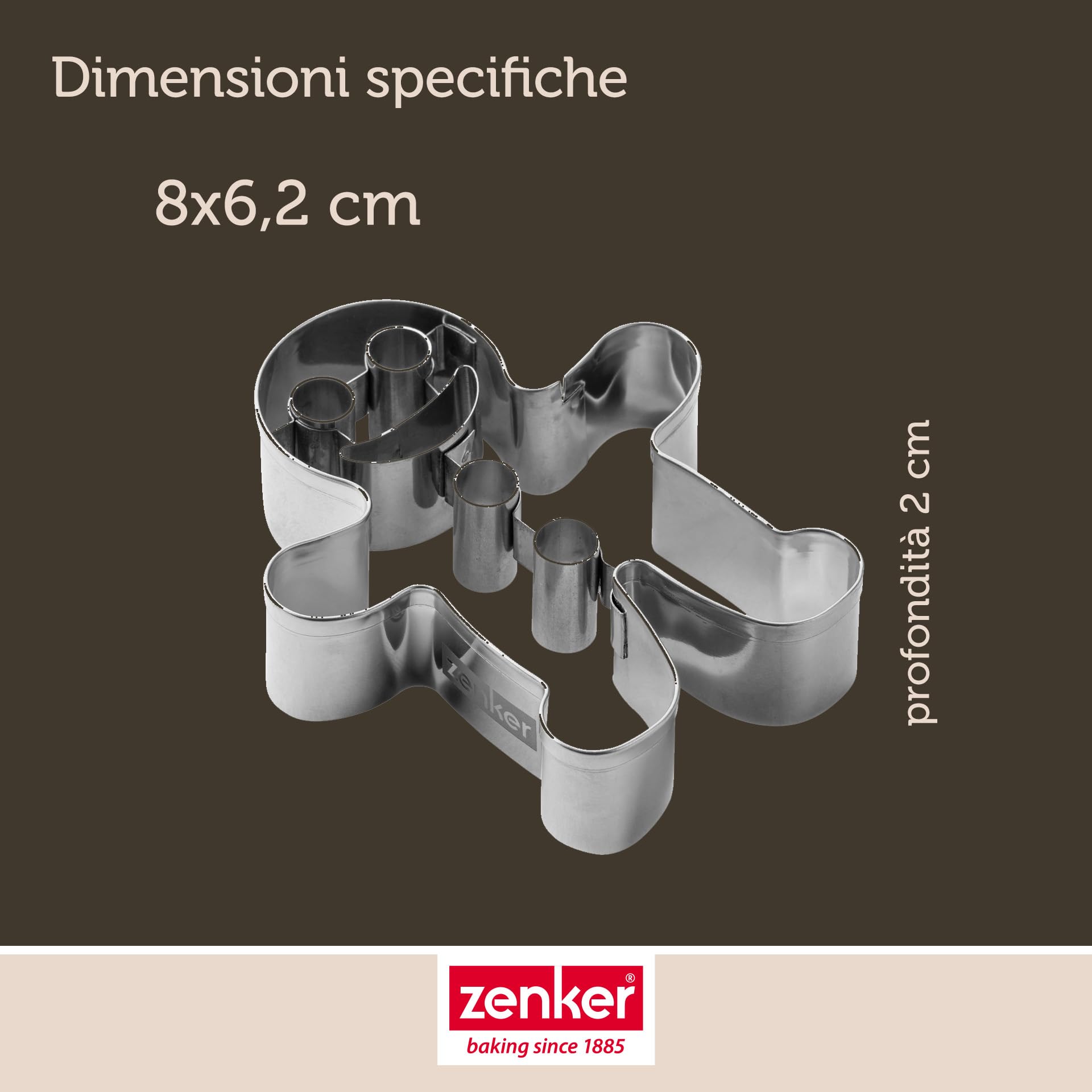 zenker-set-3-formine-omino-di-pan-di-zenzero-in-acciaio-inossidabile-grande-e-mi image 3