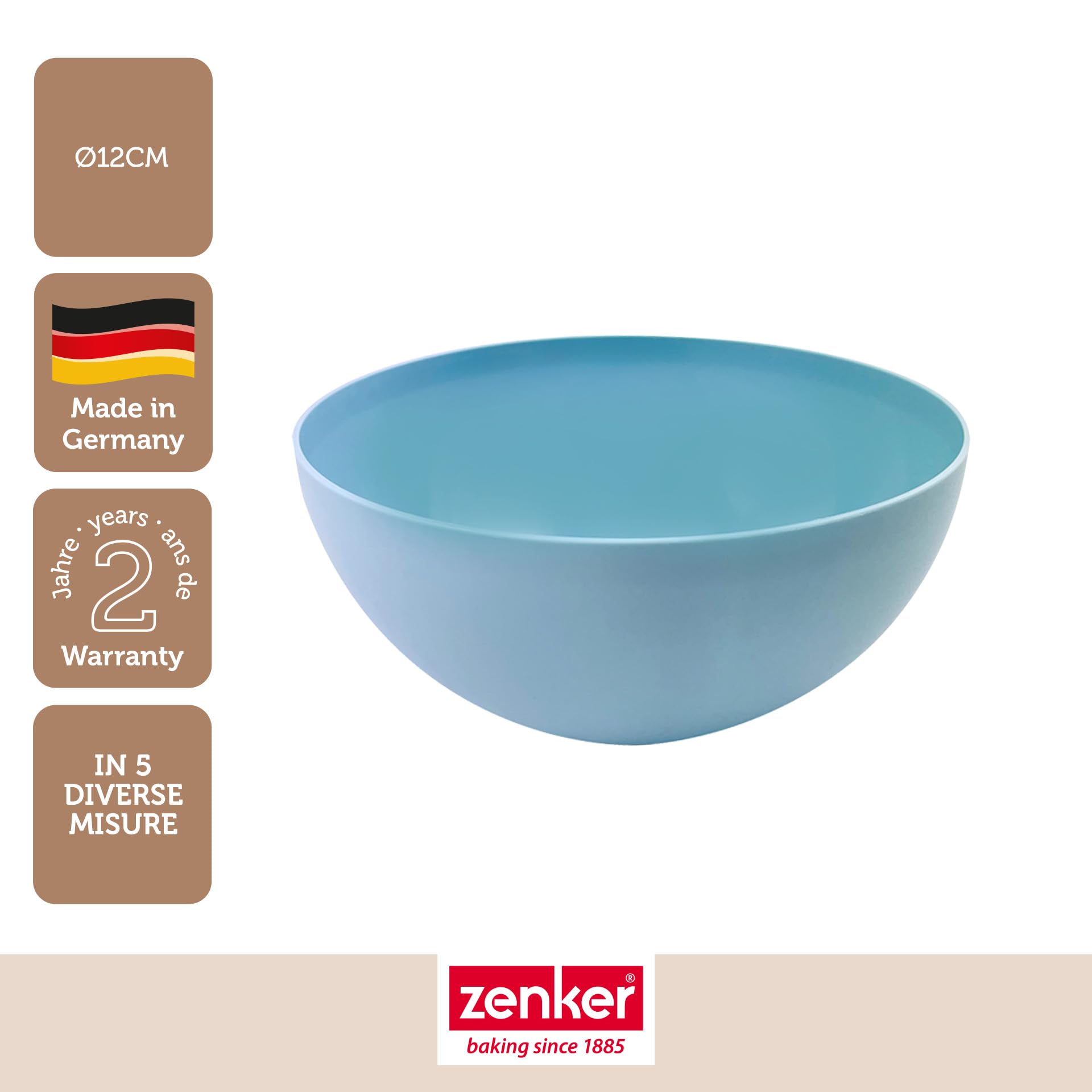 zenker-ciotola-multiuso-in-plastica-0-35-l-diametro-12-cm-microonde-fino-a-140-c image 3