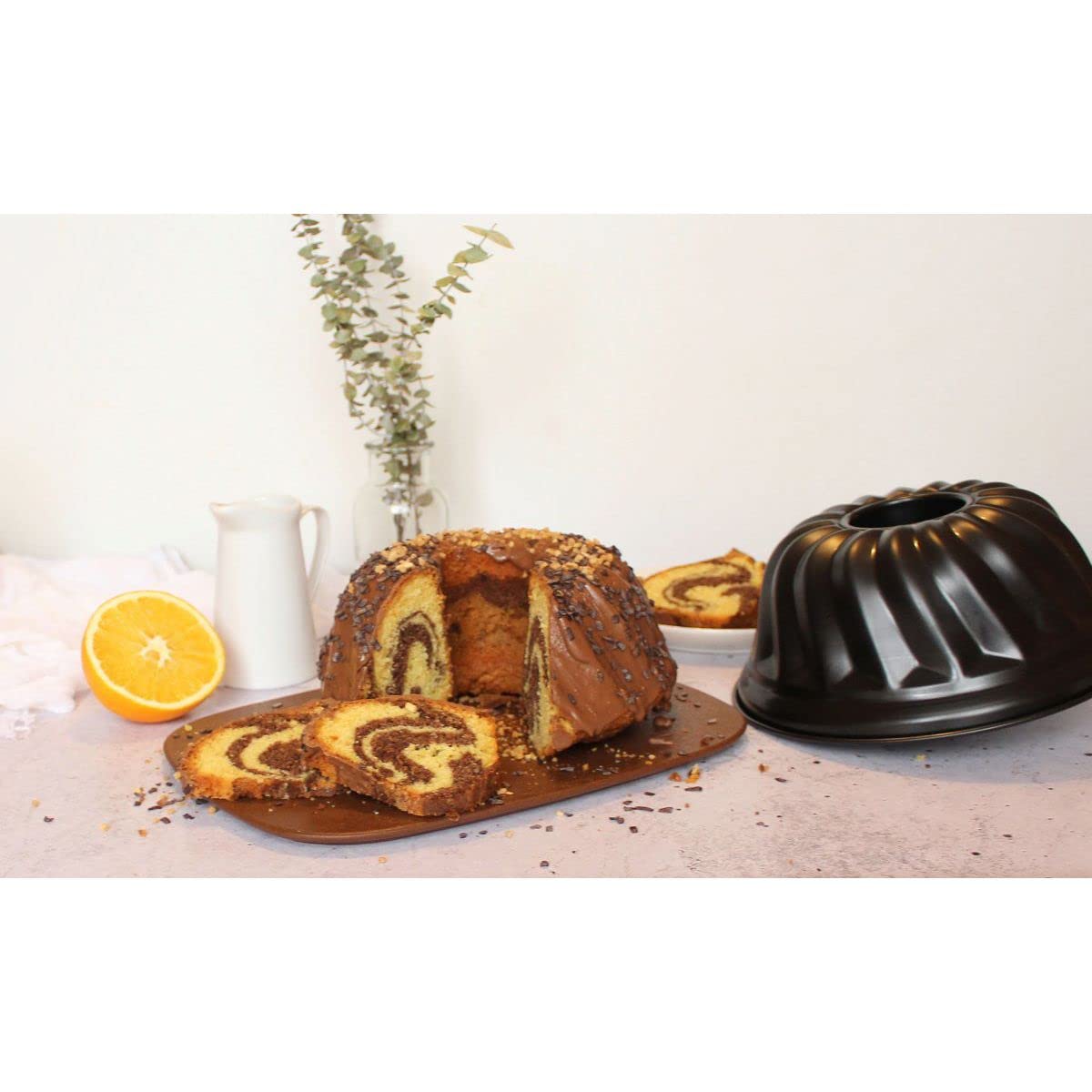 zenker-stampo-ciambella-budino-25x11-cm-in-carbon-steel-antiaderente-teflon-clas image 6