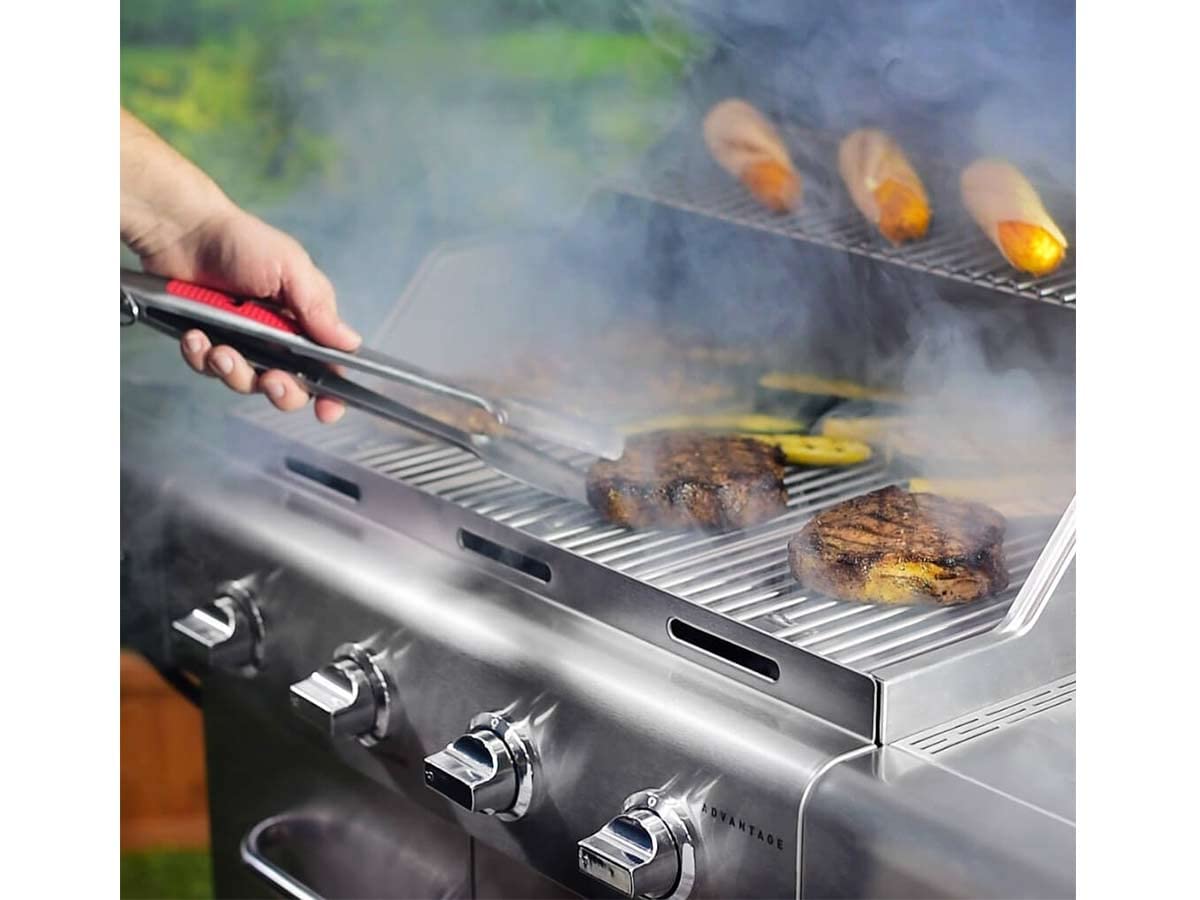 char-broil-140-584-pinze-premium-per-grigliare-in-acciaio-inox-con-meccanismo-di image 2