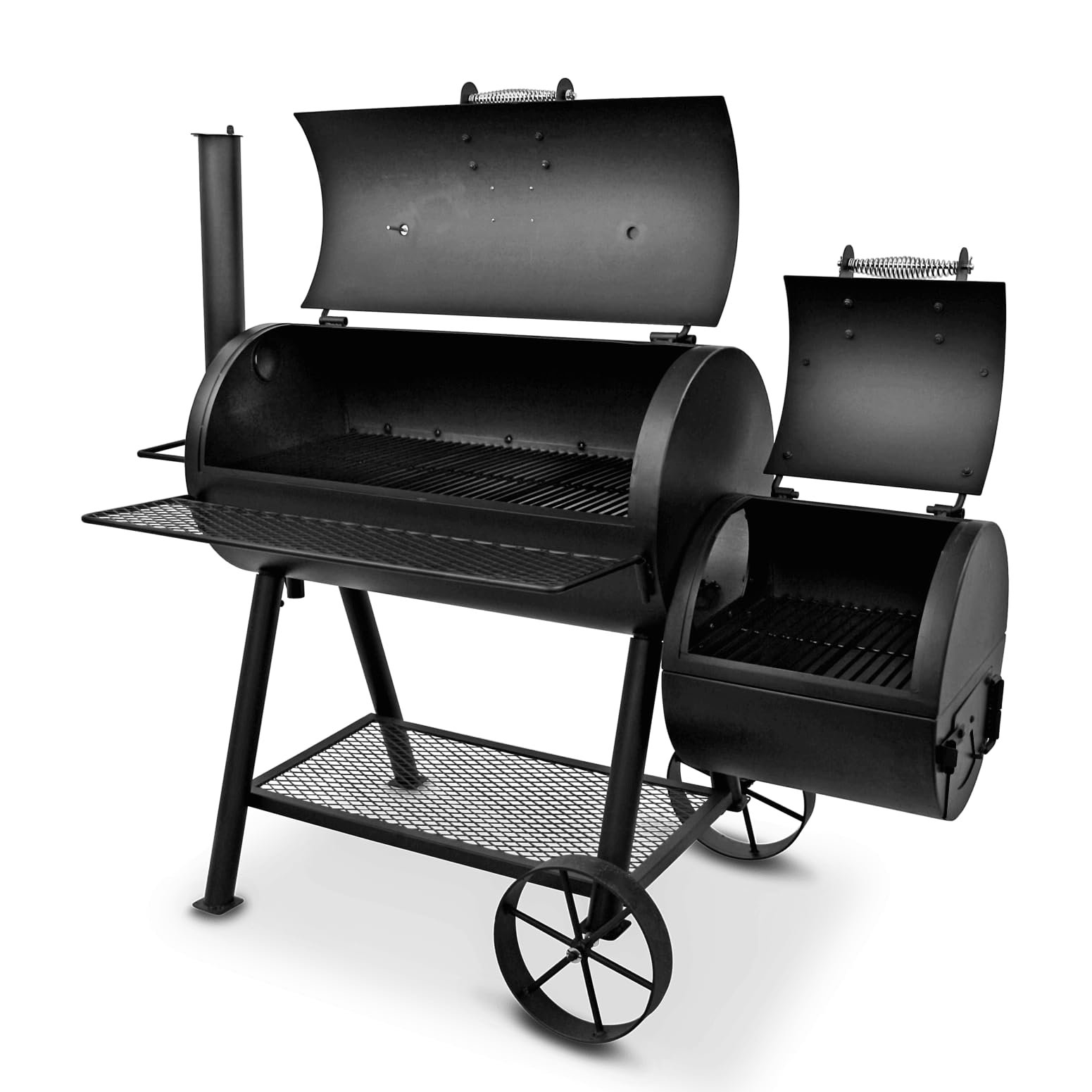 oklahoma-joe-s-highland-smoker-char-broil-140755-affumicatore-a-carbone-in-accia image 2