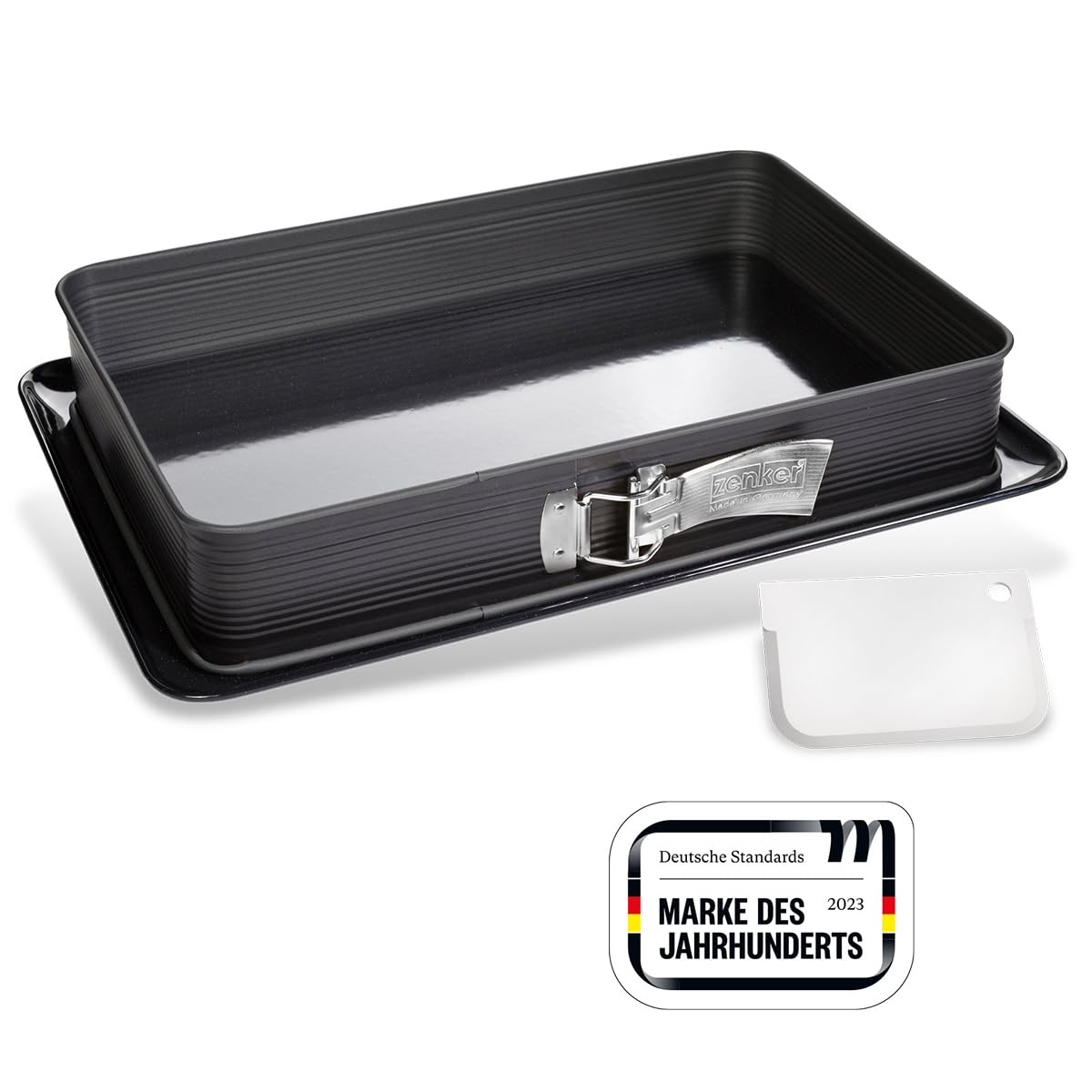 zenker-lasagnera-apribile-con-spatolina-25-x-38-x-7-cm-deluxe-rivestimento-antia image 2