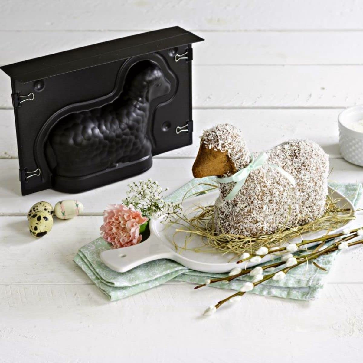 zenker-9103-stampo-per-dolce-agnello-pasquale-3d-in-lamiera-d-acciaio-antiaderen image 2
