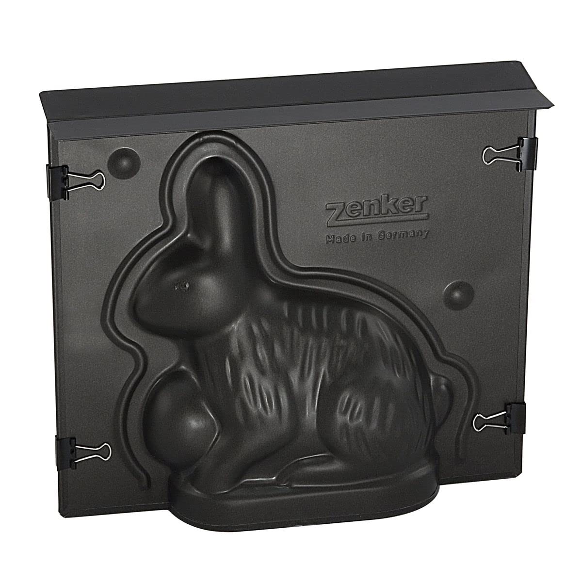 zenker-stampo-tortiera-3d-coniglietto-pasquale-22-5-x-20-cm-carbon-steel-antiade image 2