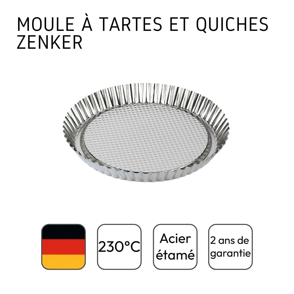 zenker-stampo-crostata-28-cm-in-acciaio-stagnato-stampo-per-torte-e-crostate-arg image 4