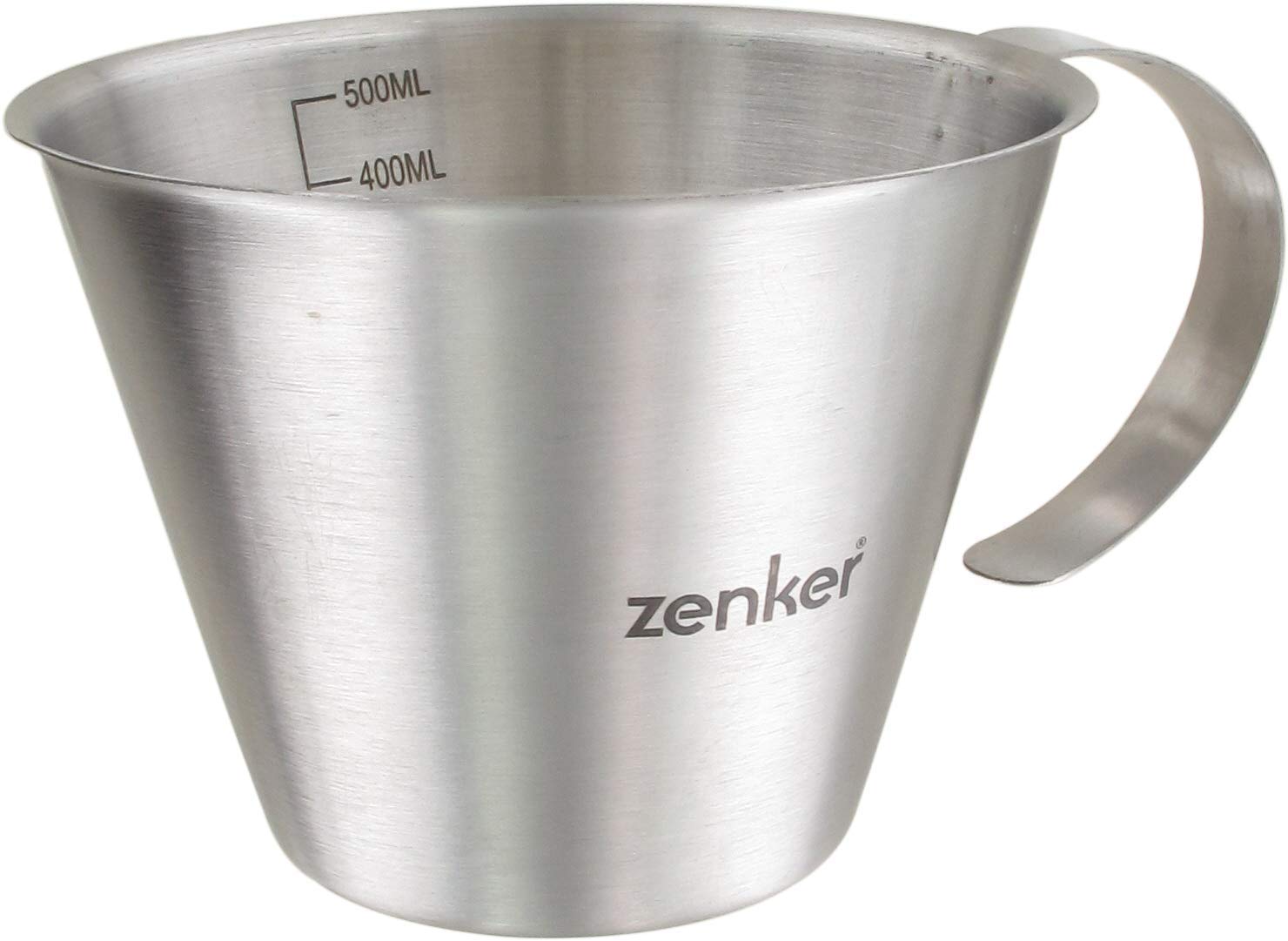 zenker-misurino-graduato-500-ml-in-acciaio-inox-con-maniglia-e-beccuccio-12-x-6- image 4