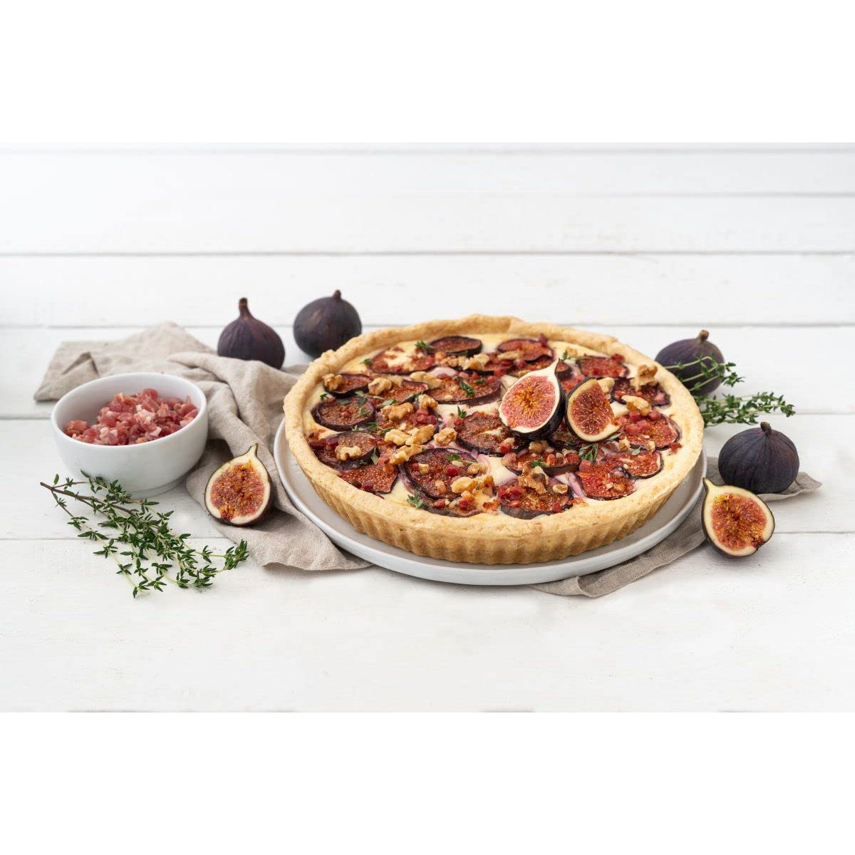 zenker-stampo-crostata-a-fondo-liscio-28-cm-black-metallic-rivestimento-antiader image 7