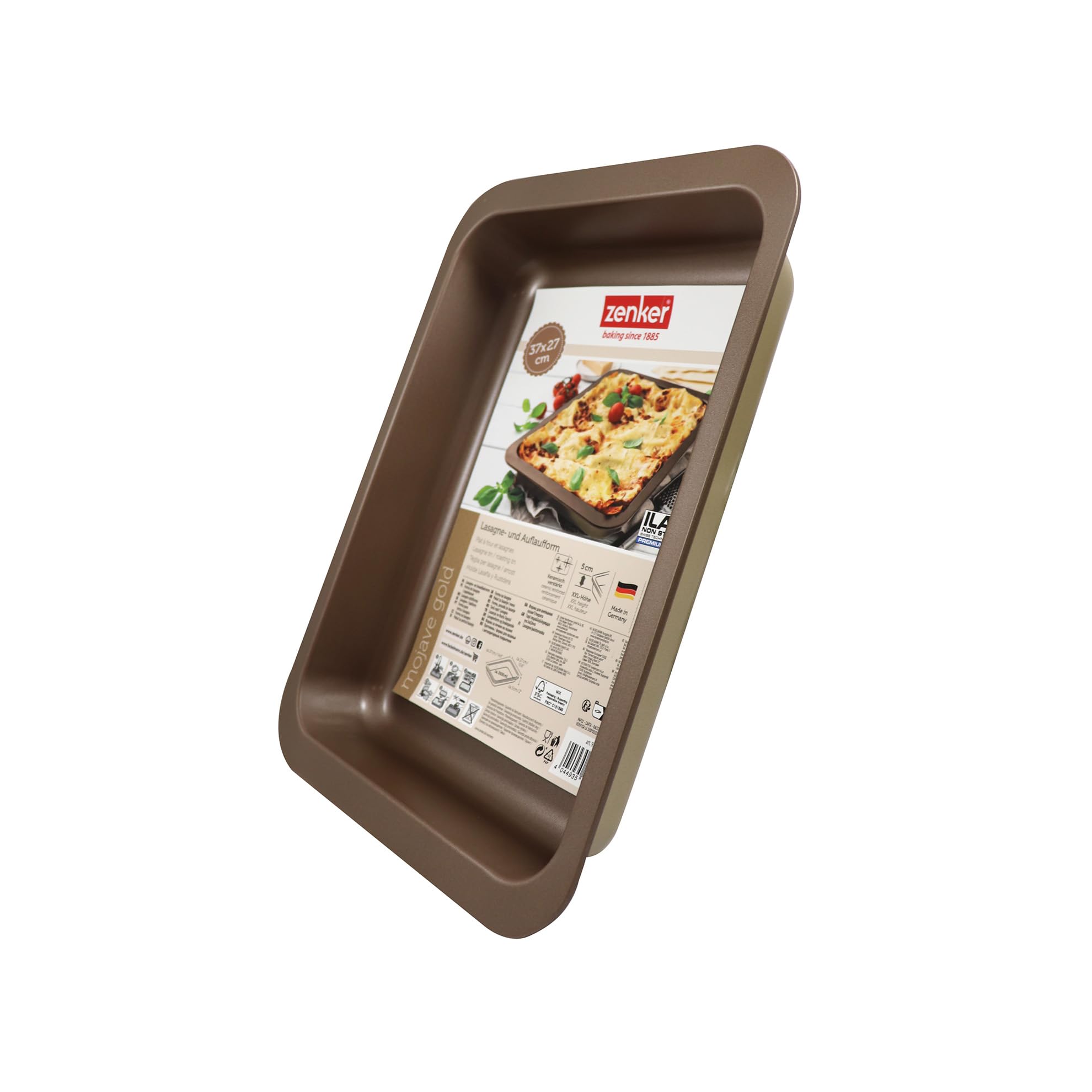 zenker-lasagnera-mojave-36-5x27x5-cm-in-acciaio-antiaderente image 1