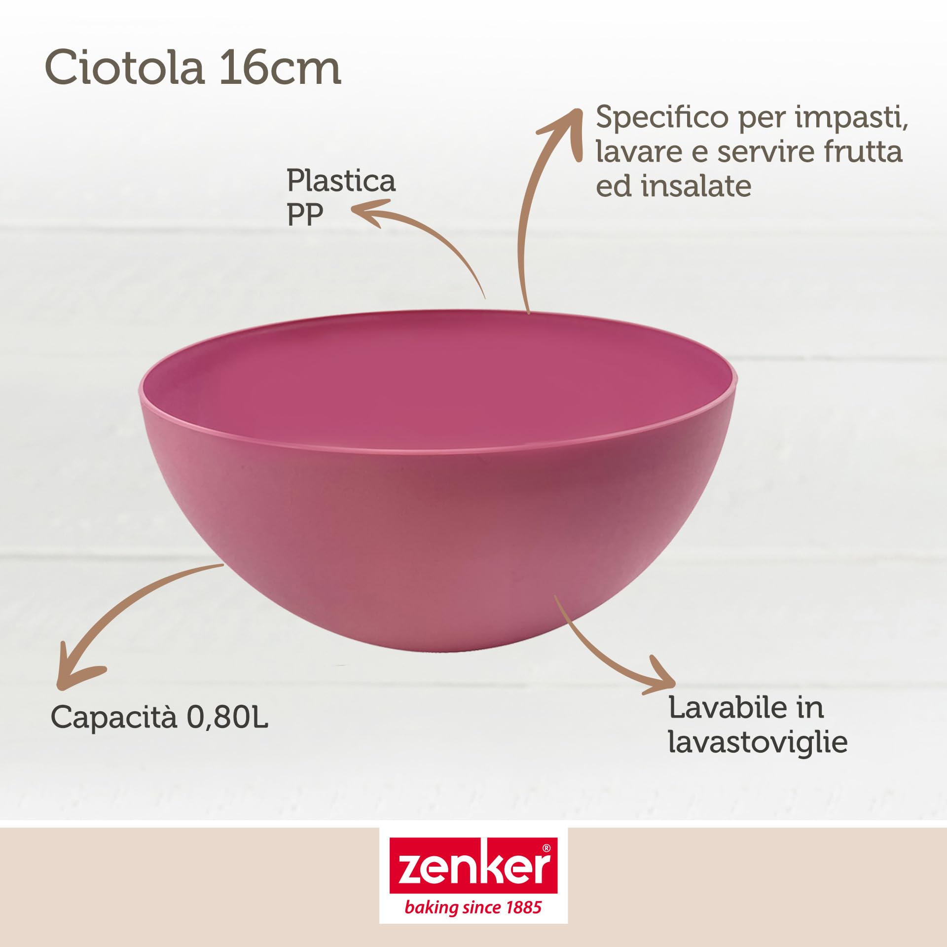 zenker-ciotola-multiuso-in-plastica-16-cm-0-80-l-per-impastare-miscelare-e-servi image 3