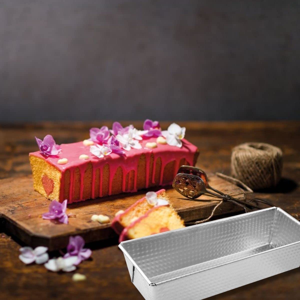 zenker-by-fackelmann-stampo-plum-cake-25-cm-in-acciaio-stagnato-con-base-a-nido- image 5