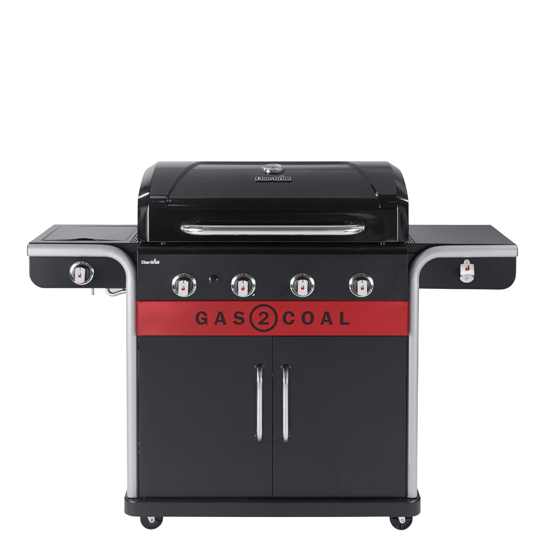 char-broil-gas2coal-440-barbecue-ibrido-a-gas-e-carbone-con-vassoio-carbone-brev image 1