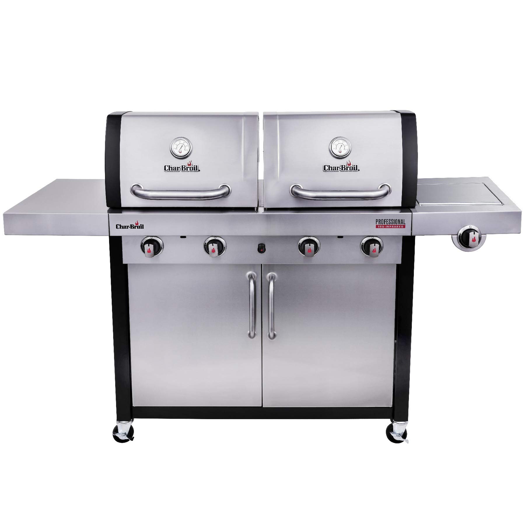 char-broil-professional-4600-s-barbecue-a-gas-tru-infrared-3-fuochi-in-acciaio-i image 1