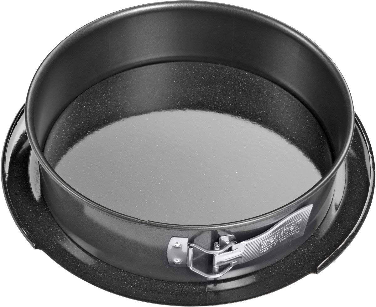 zenker-deluxe-tortiera-apribile-28-cm-con-coperchio-e-piatto-smaltato-antigraffi image 2