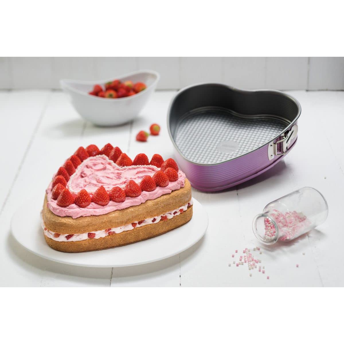 zenker-creative-studio-stampo-a-cerniera-per-dolci-a-forma-di-cuore-fondo-piatto image 7