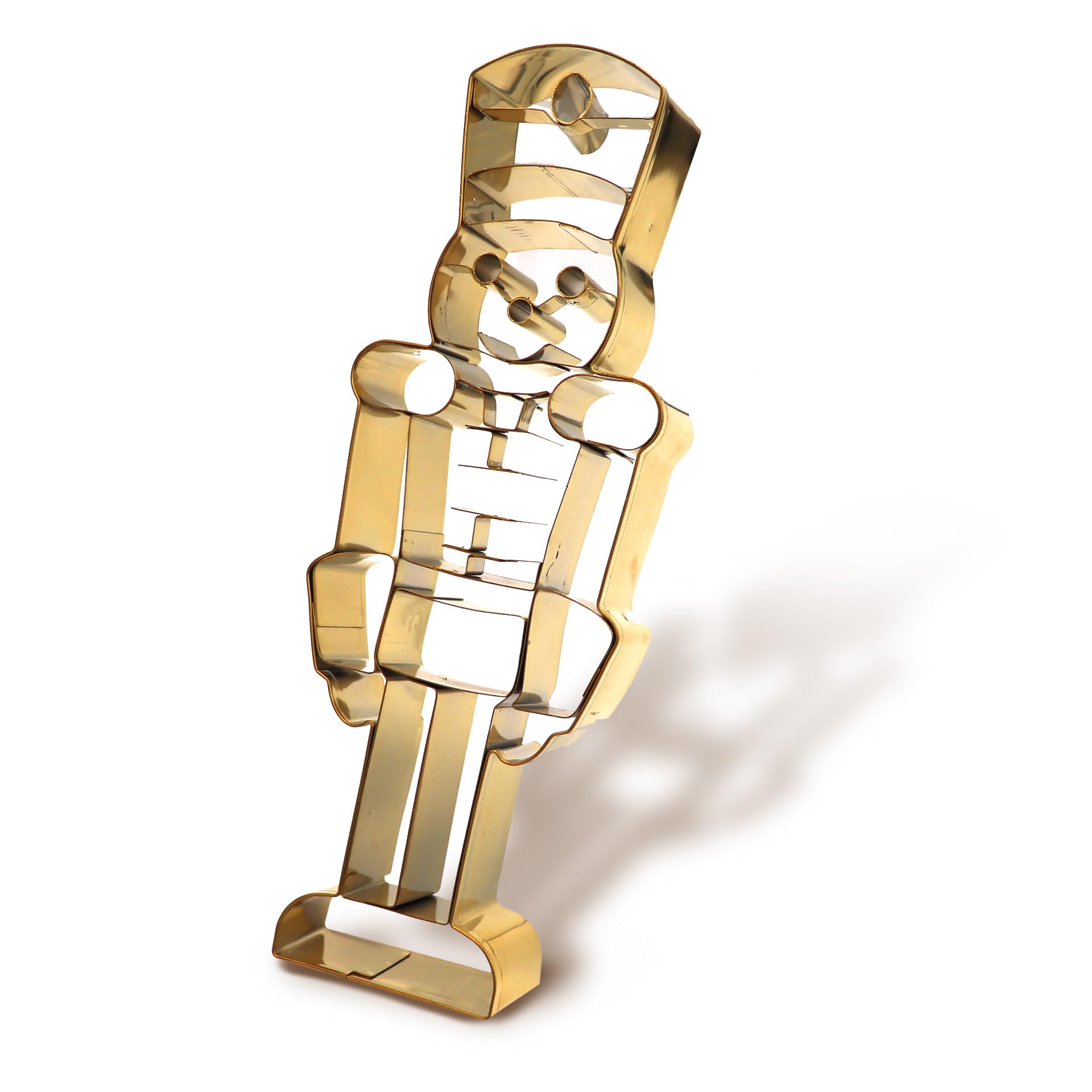 zenker-tagliabiscotto-maxi-schiaccianoci-in-acciaio-inossidabile-oro-18-5x6-5-cm image 1