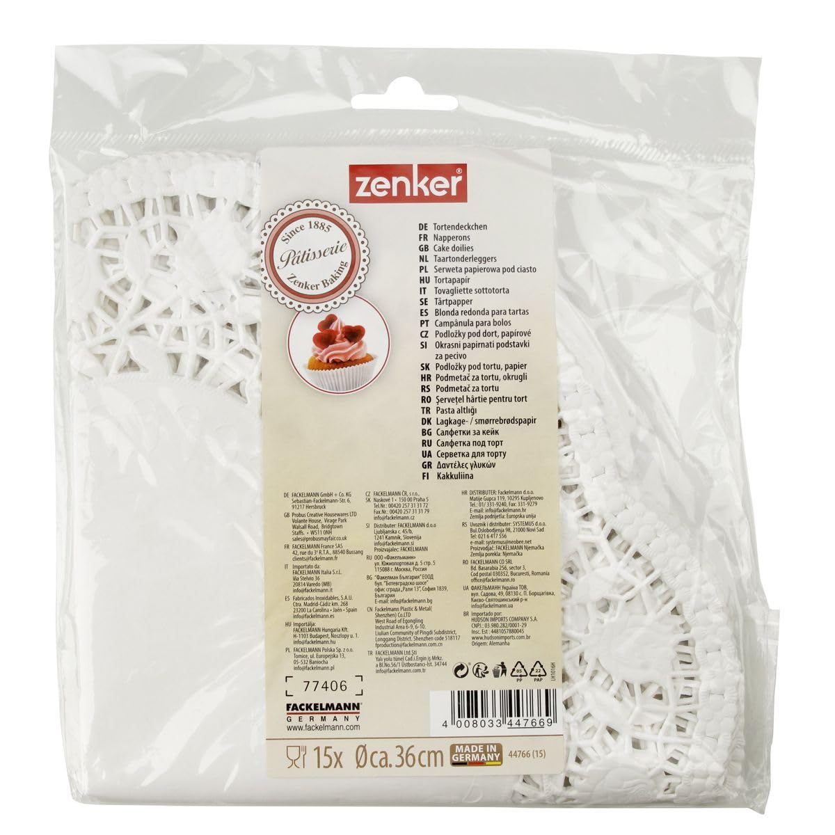 zenker-44766-0-set-da-15-tovagliette-sottotorta-in-carta-bianca-antigrasso-tonda image 5