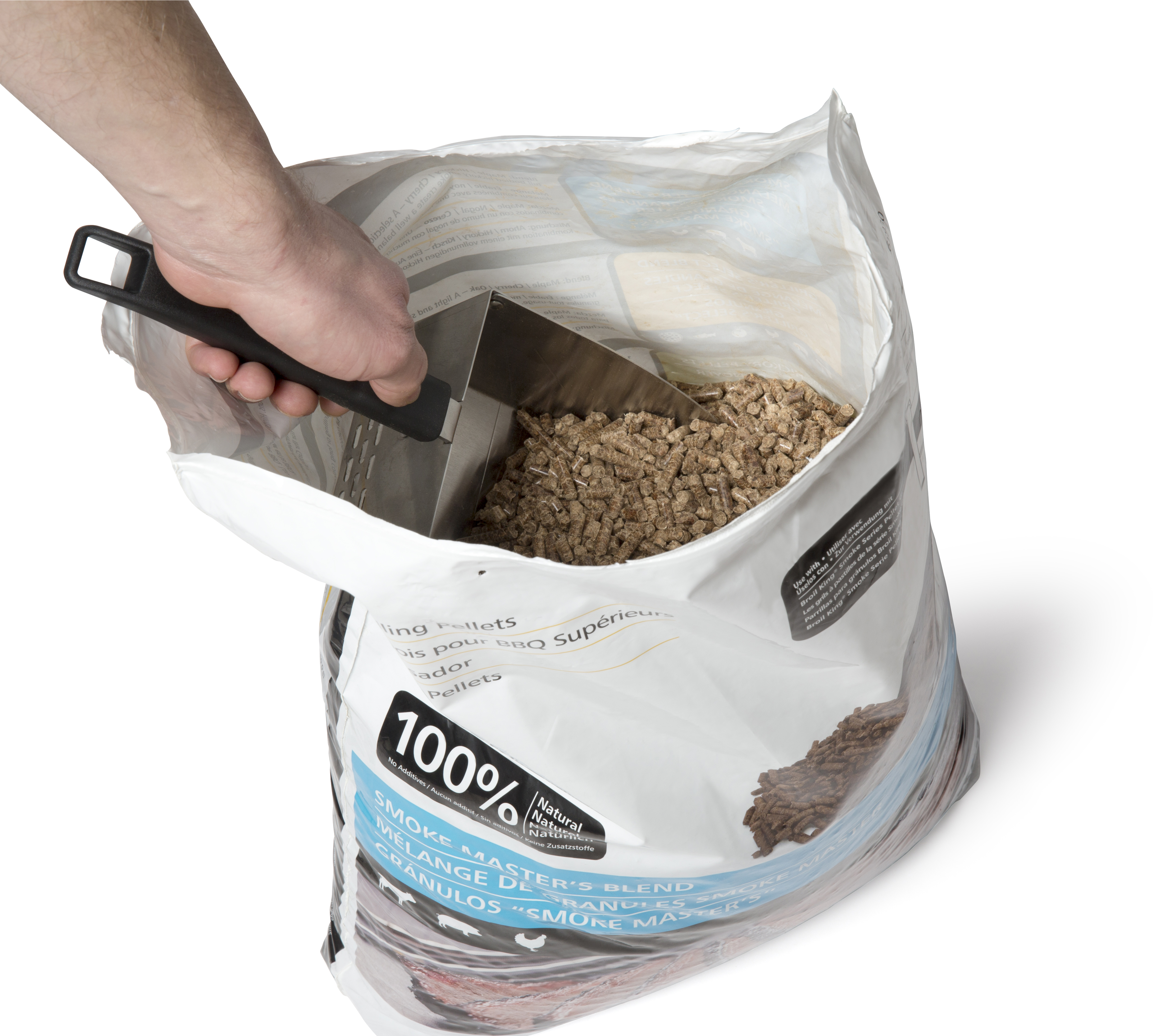 broil-king-pellet-charcoal-scoop-paletta-graduata-per-pellet-e-carbone-con-setac image 4