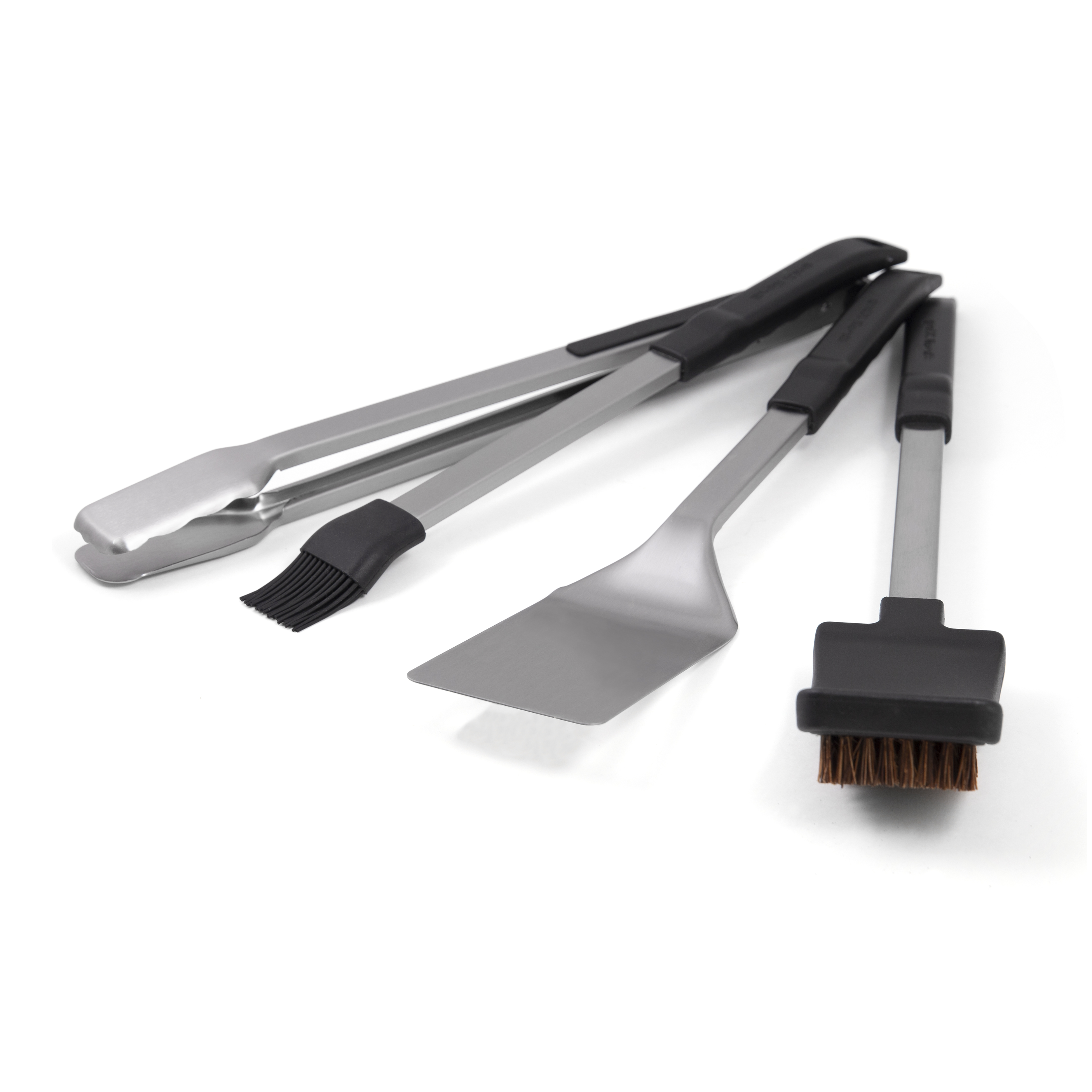 broil-king-baron-tool-set-set-4-attrezzi-barbecue-con-girarrosto-pinza-a-scatto- image 1