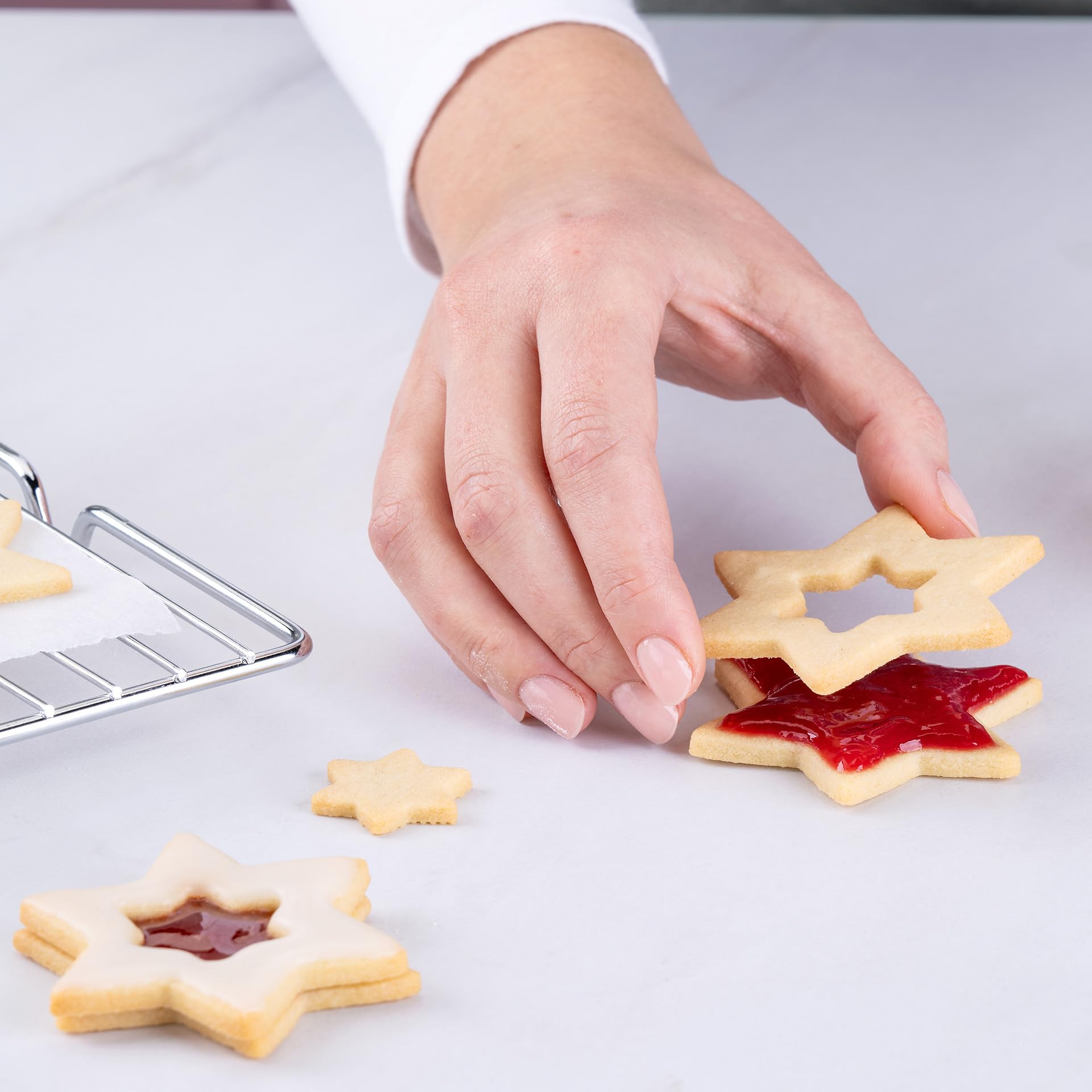 zenker-tagliabiscotti-linzer-a-stella-2-in-1-in-acciaio-inossidabile-per-biscott image 5
