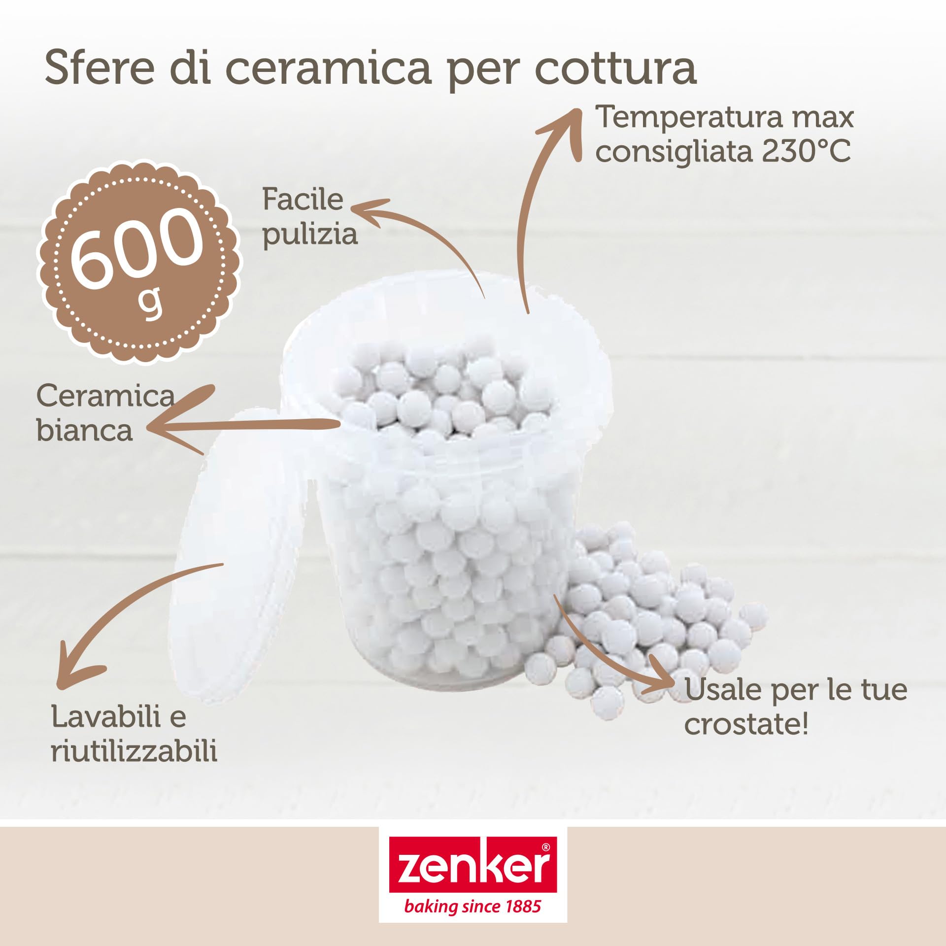 zenker-62051-sfere-per-cottura-in-ceramica-per-pasta-frolla-600-g-1-1-cm-bianco image 3