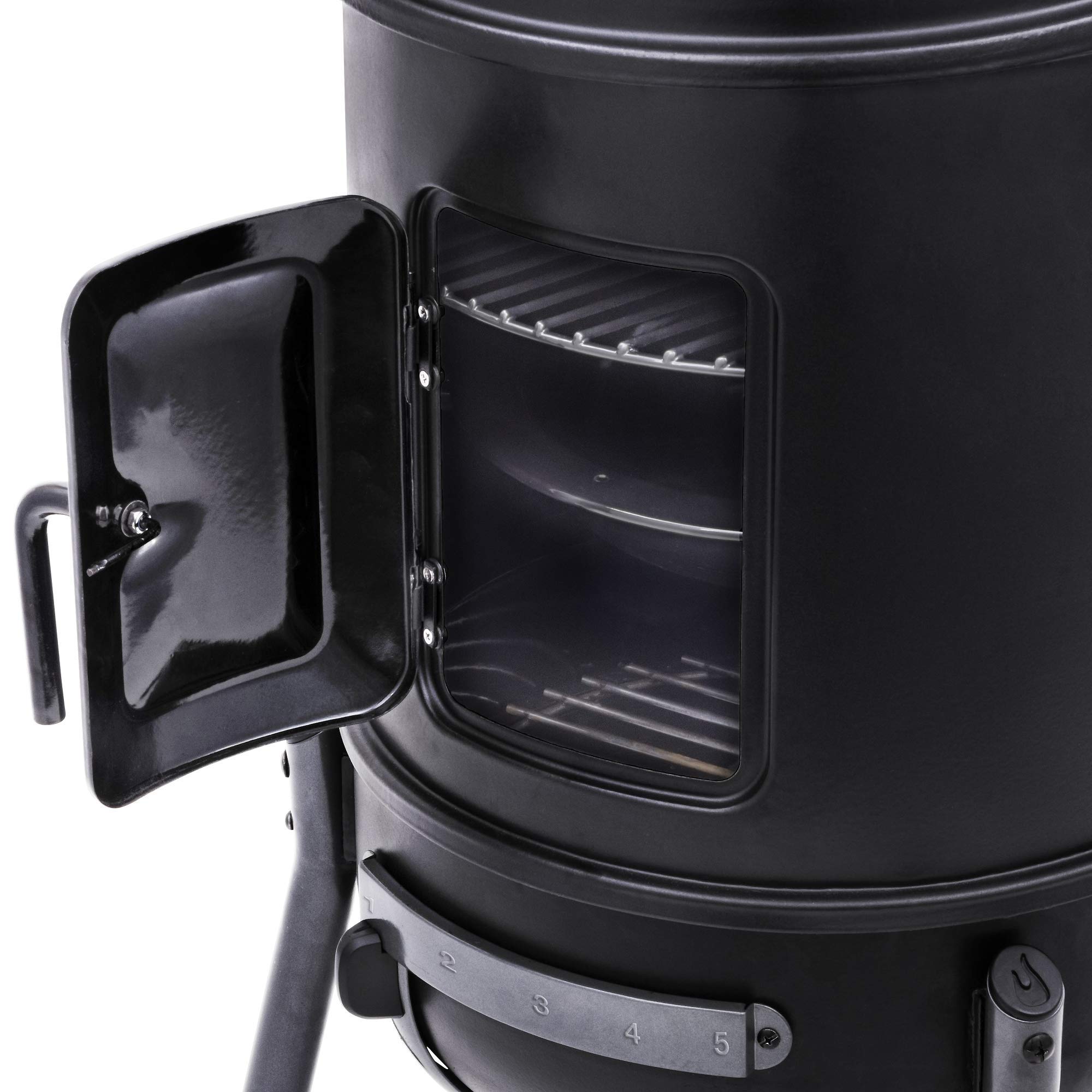 char-broil-140871-bullet-smoker-affumicatore-verticale-a-carbonella-con-griglia- image 5
