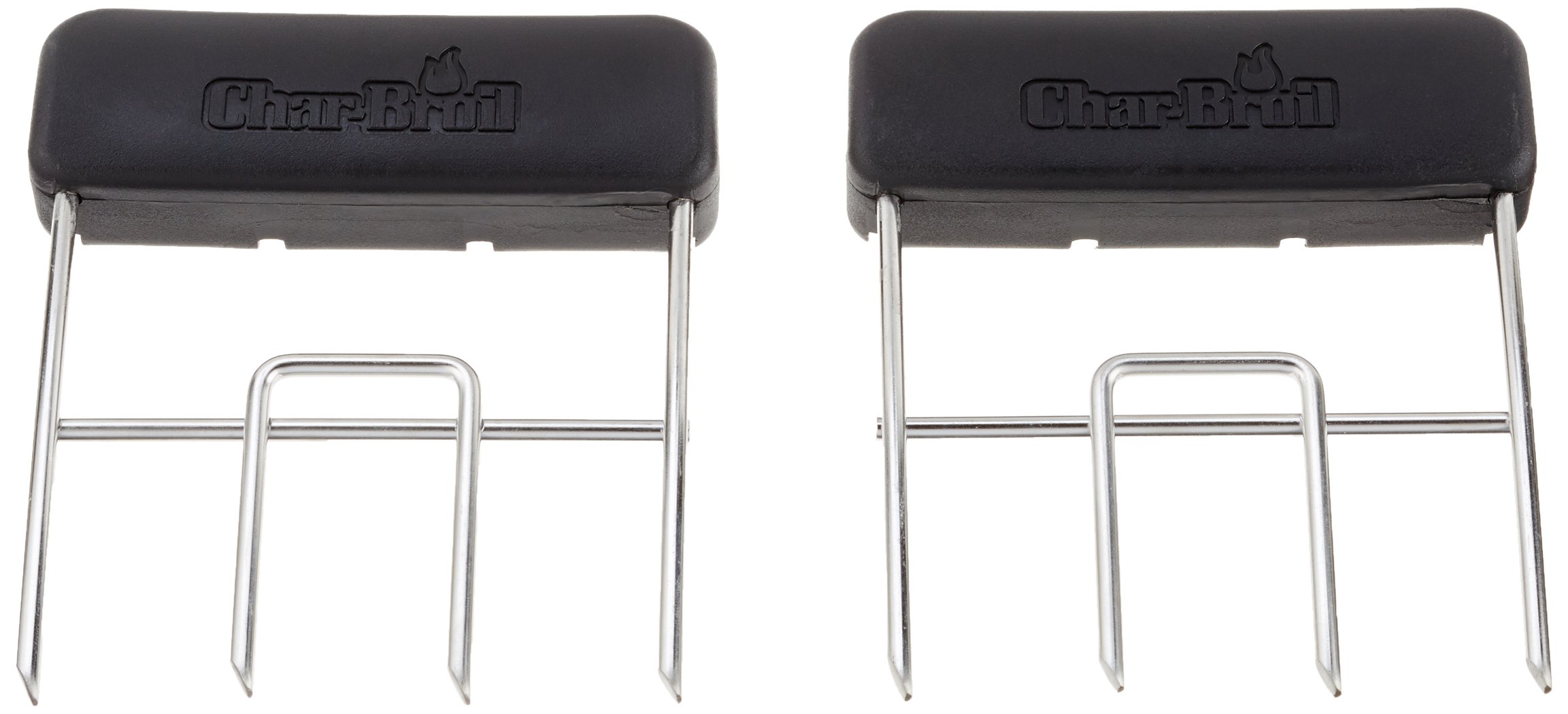 char-broil-140-002-forchettoni-da-carne-in-acciaio-inox-accessorio-barbecue-mani image 1