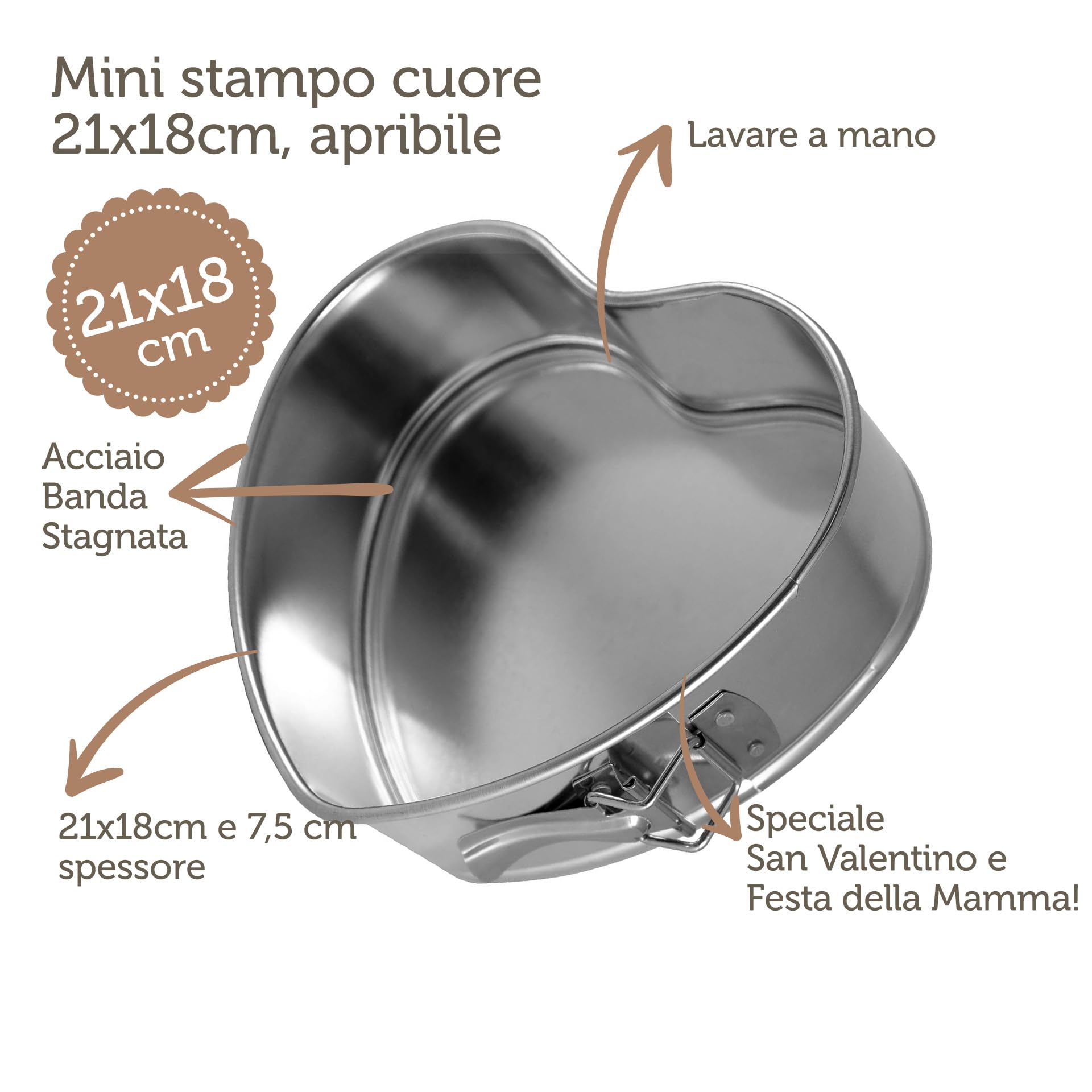 zenker-linea-silver-stampo-tortiera-mini-apribile-a-forma-di-cuore-in-acciaio-st image 3