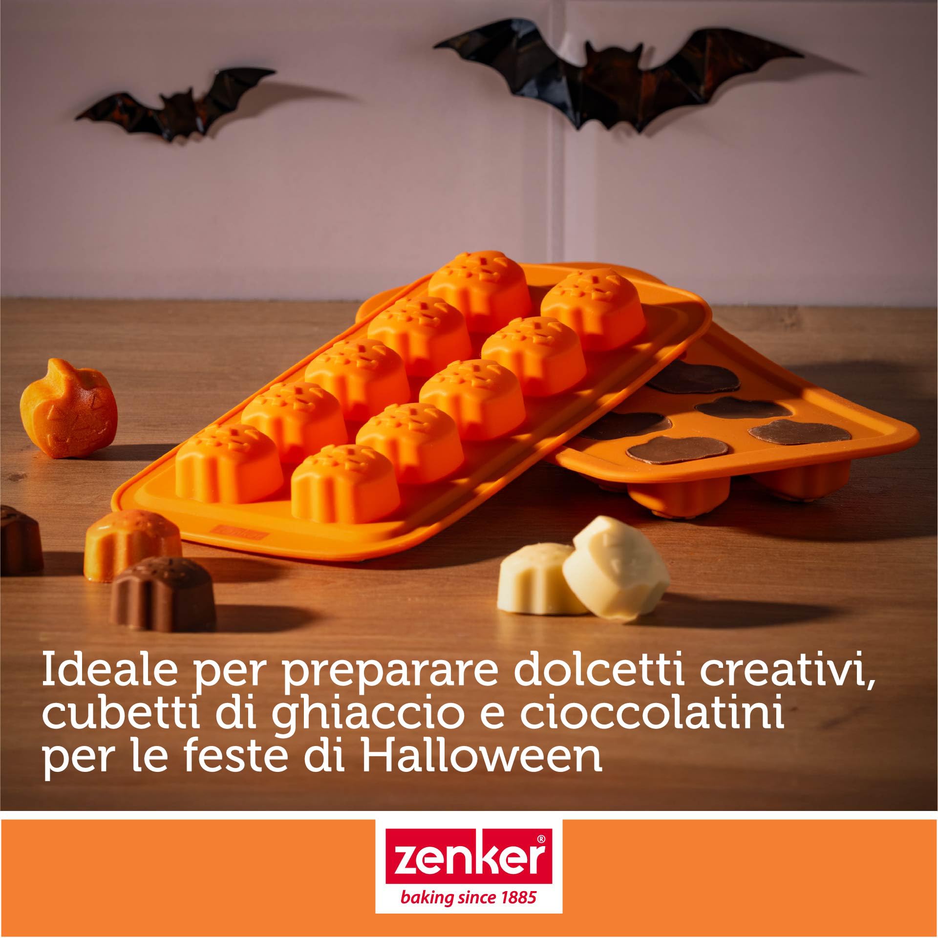 zenker-stampo-in-silicone-per-dolci-halloween-10-impronte-mini-zucca-resistente- image 6