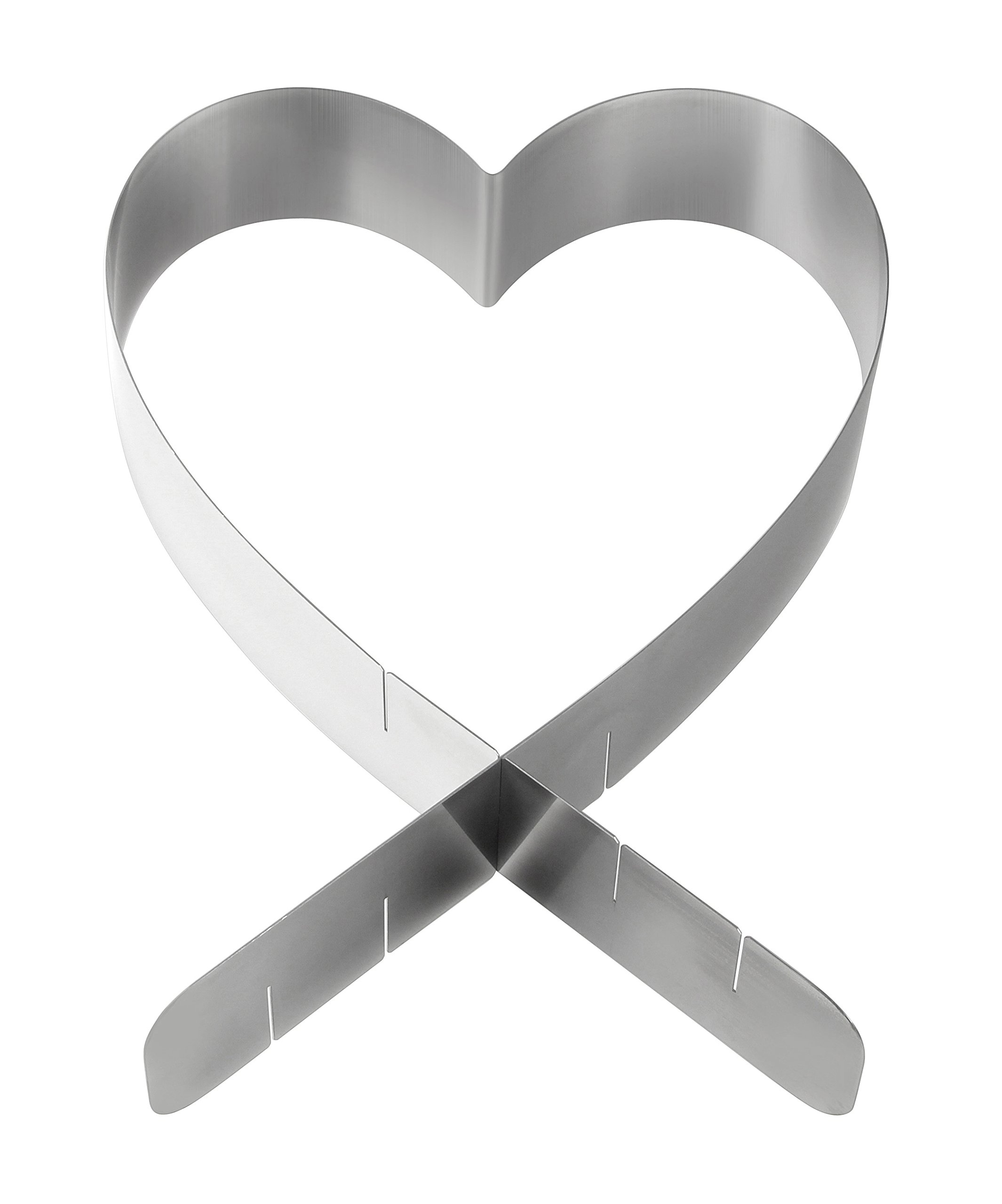 fackelmann-zenker-anello-per-torte-regolabile-a-forma-di-cuore-in-acciaio-inox-p image 3