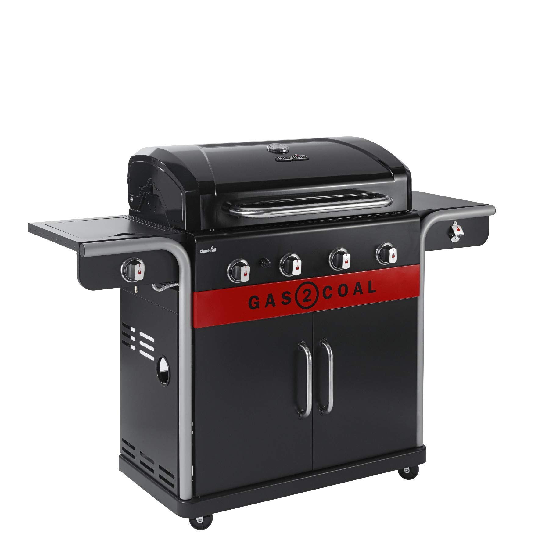 char-broil-gas2coal-440-barbecue-ibrido-a-gas-e-carbone-con-vassoio-carbone-brev image 2