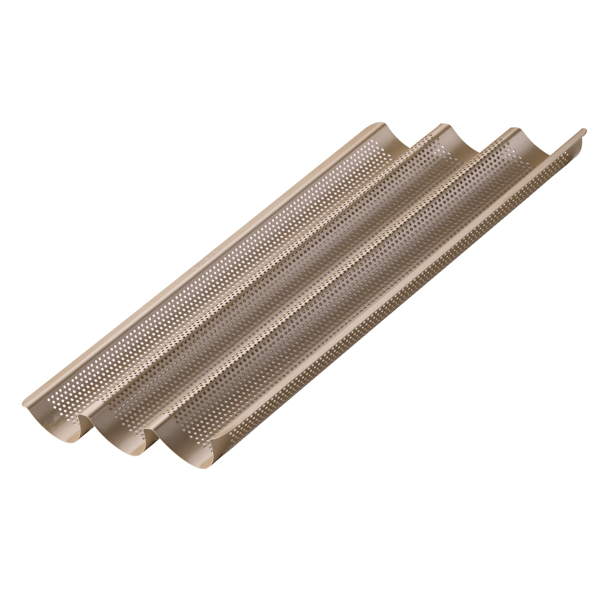 zenker-mojave-gold-set-3-teglie-per-baguette-perforate-con-rivestimento-antiader image 1