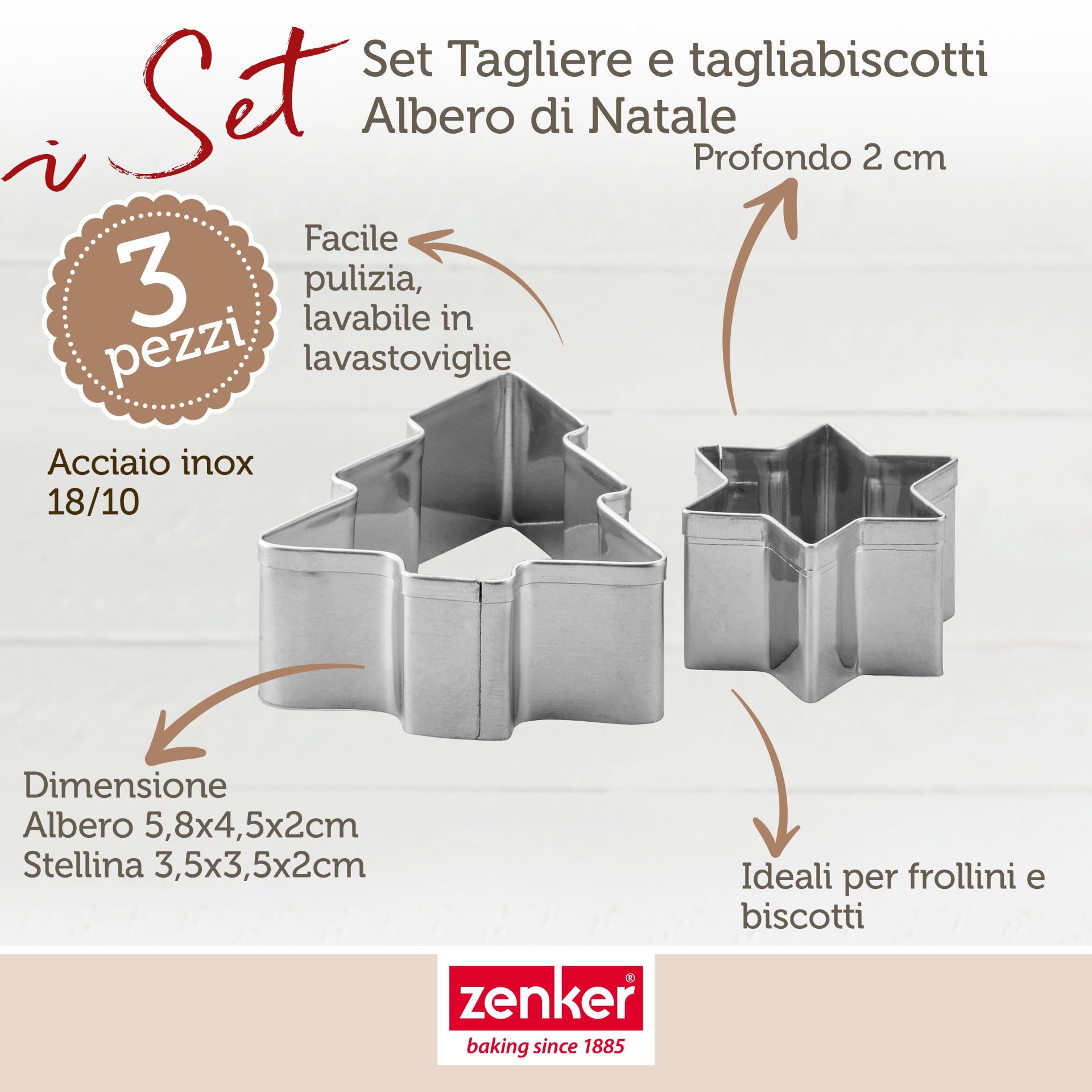 zenker-set-tagliere-albero-di-natale-in-bamb-fsc-38-cm-2-tagliabiscotti-in-accia image 3