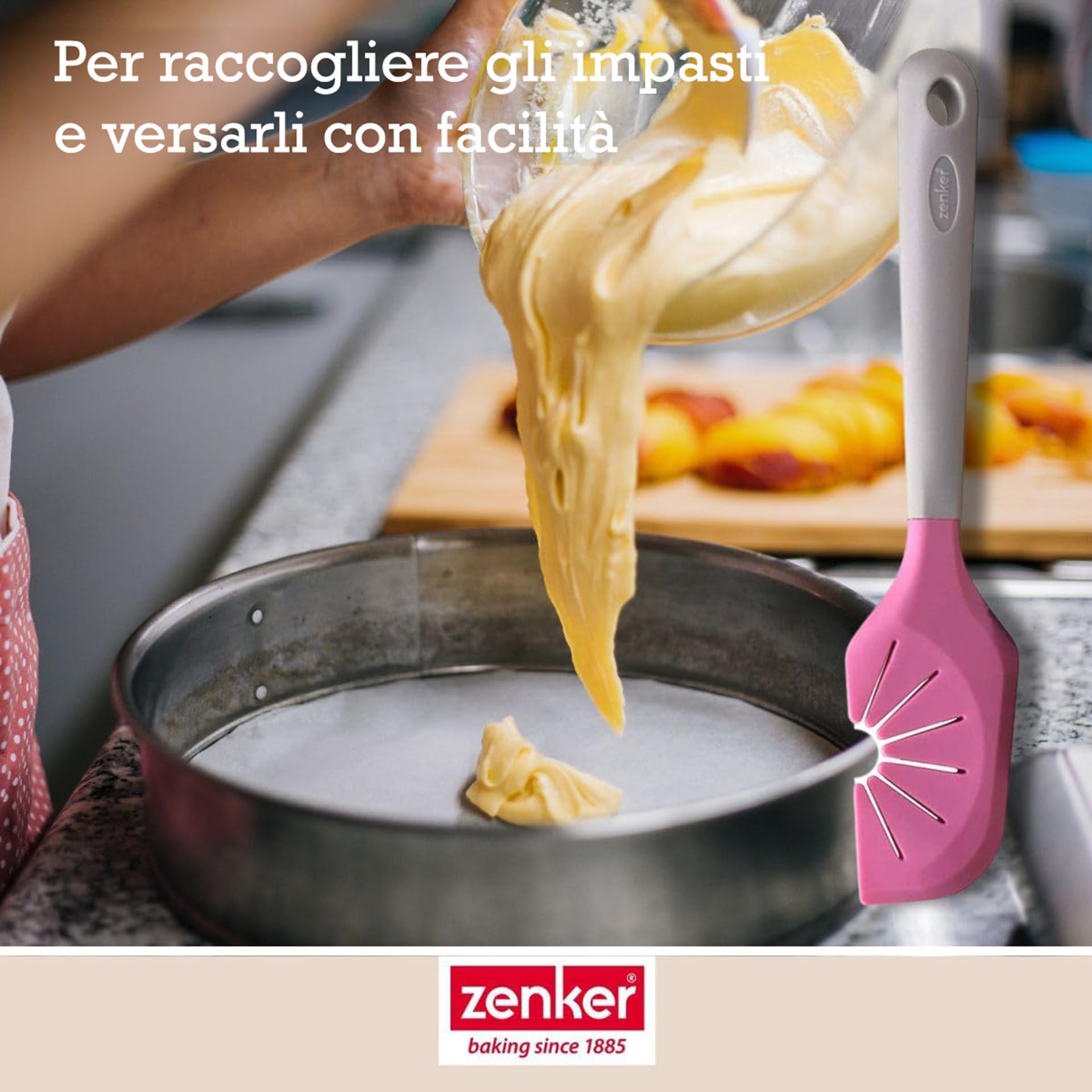 zenker-spatola-da-cucina-2-in-1-in-silicone-per-mescolare-impastare-e-pulire-la- image 5