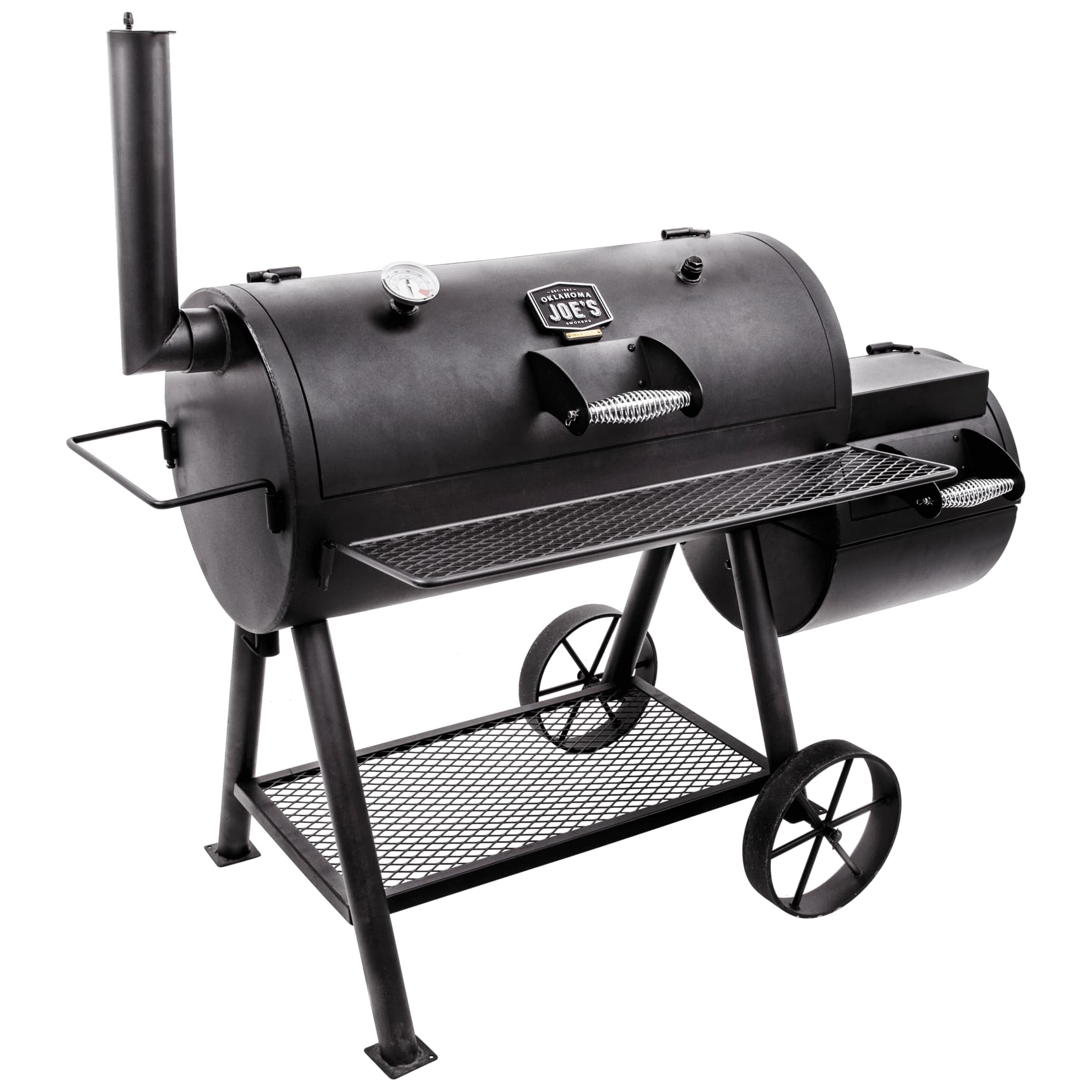 oklahoma-joe-s-highland-smoker-char-broil-140755-affumicatore-a-carbone-in-accia image 5