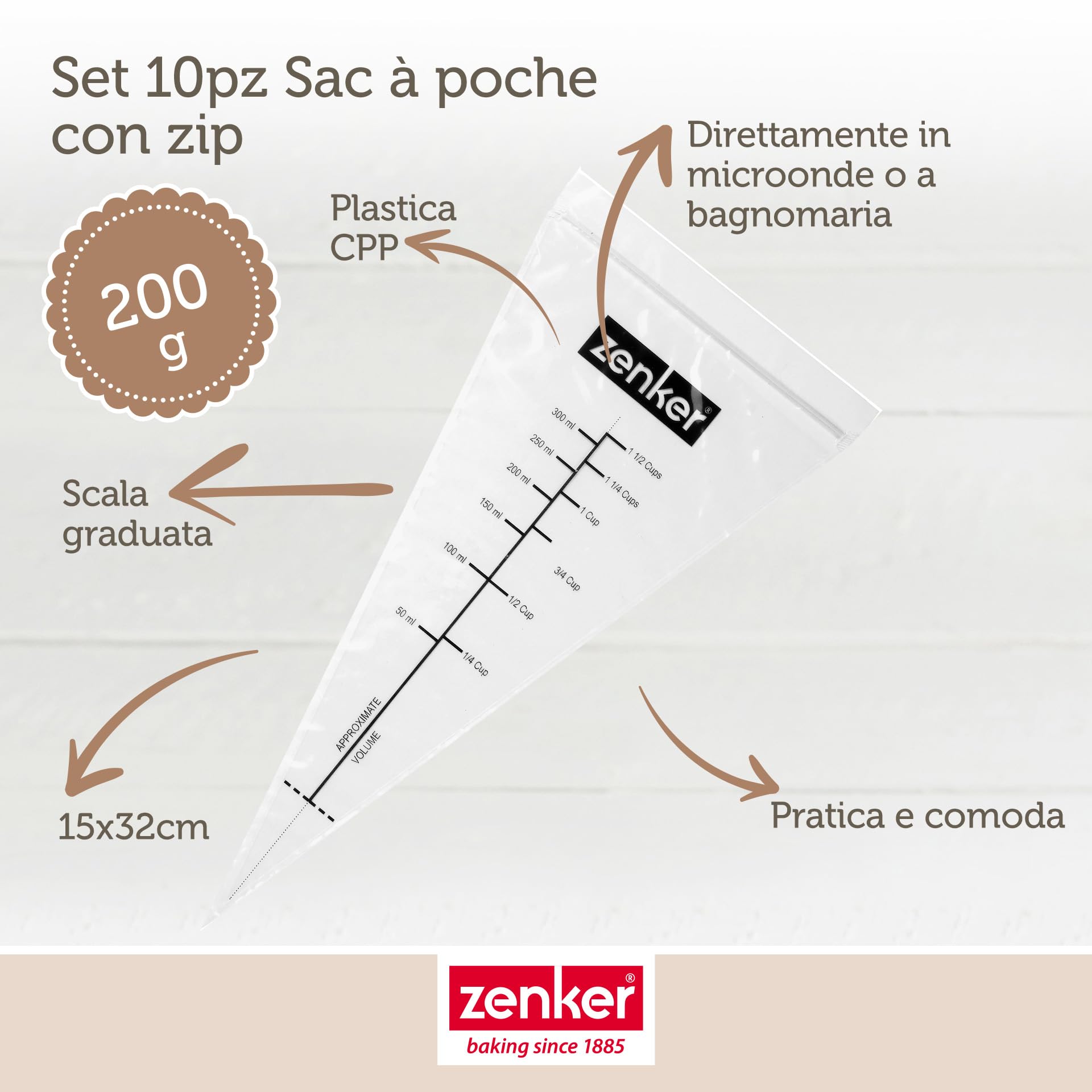 zenker-sac-poche-graduate-monouso-10-pezzi-in-plastica-professionale-30-x-15-cm- image 3