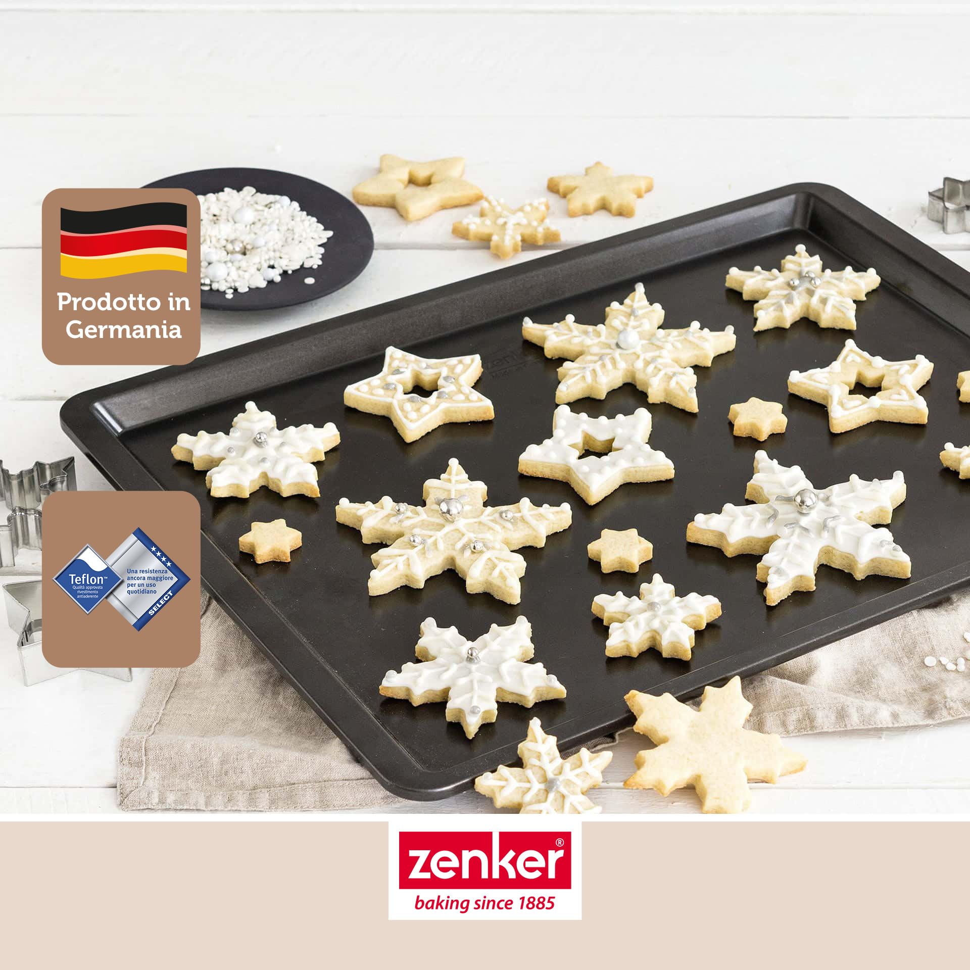 zenker-teglia-da-forno-antiaderente-42-x-32-cm-per-biscotti-pizza-focaccia-e-dol image 3