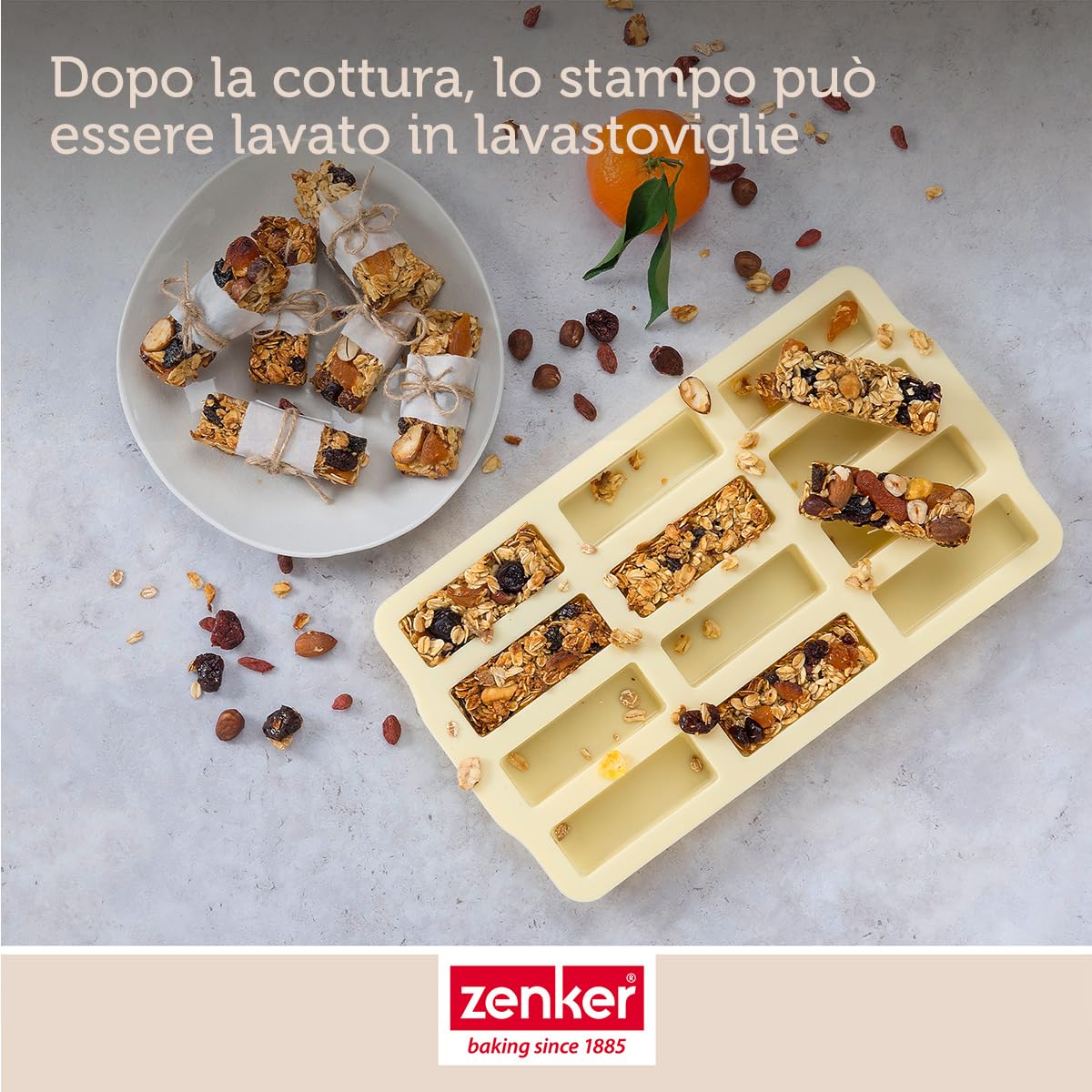 zenker-patis-stampo-silicone-per-12-mini-barrette-e-snack-resistente-da-40-c-a-2 image 7