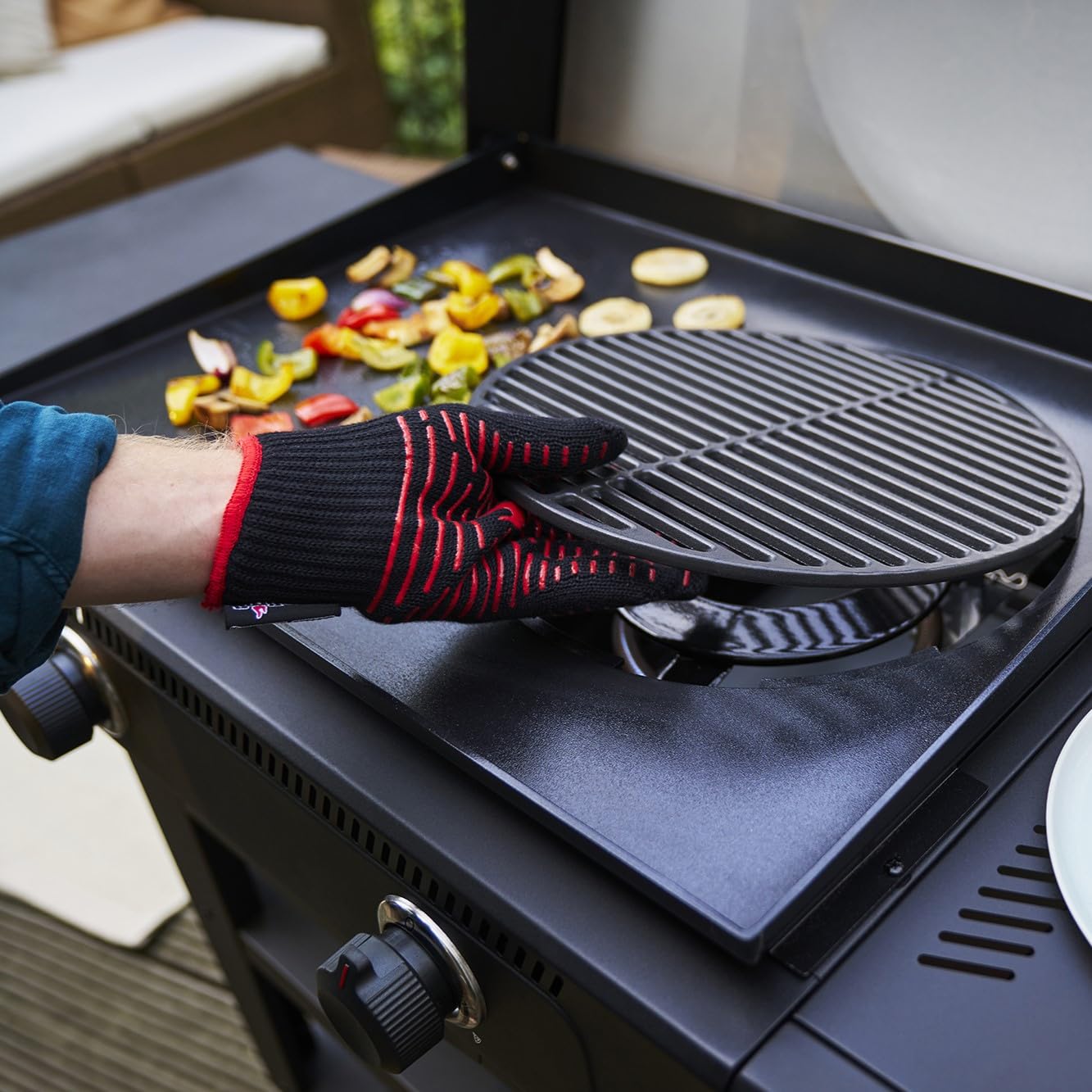 char-broil-versa-tile-griglia-a-gas-3-in-1-griddle-grill-e-forno-per-pizza-con-s image 8