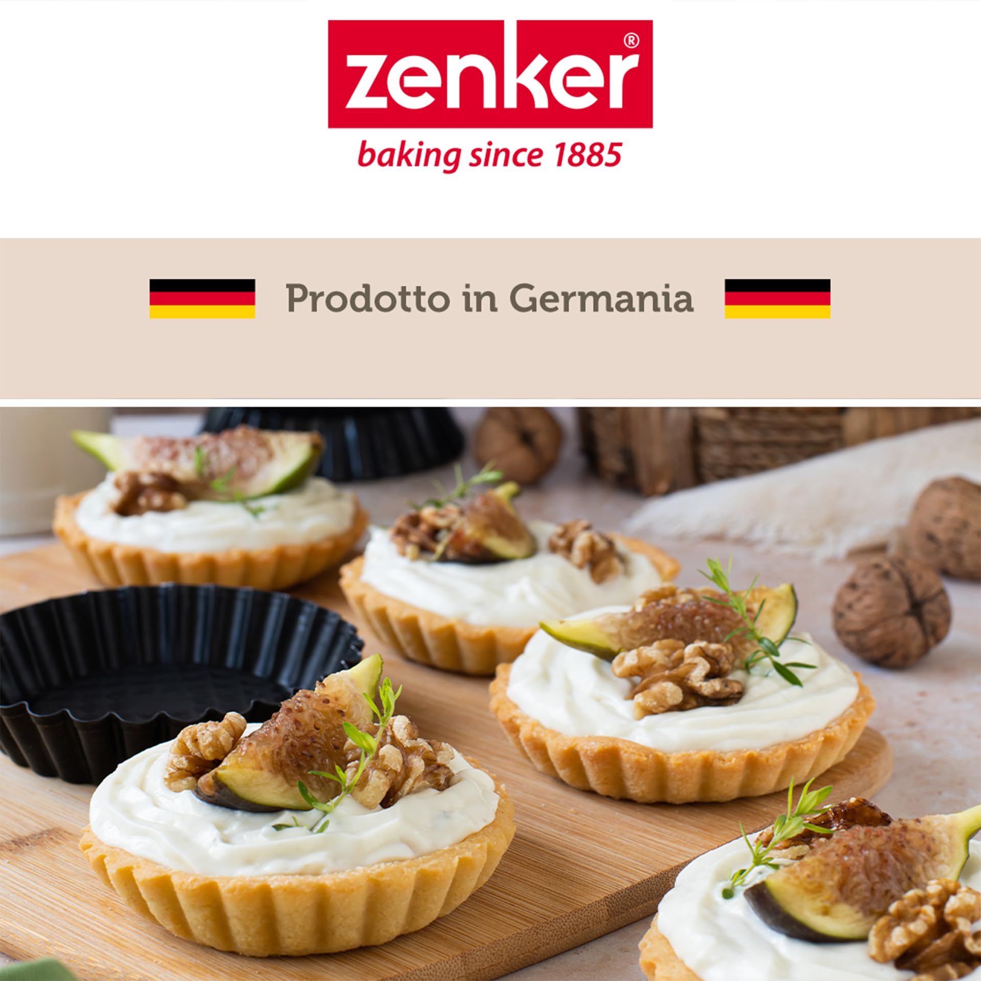 zenker-black-metallic-set-6-stampi-mini-crostatine-10-5-cm-in-acciaio-al-carboni image 8