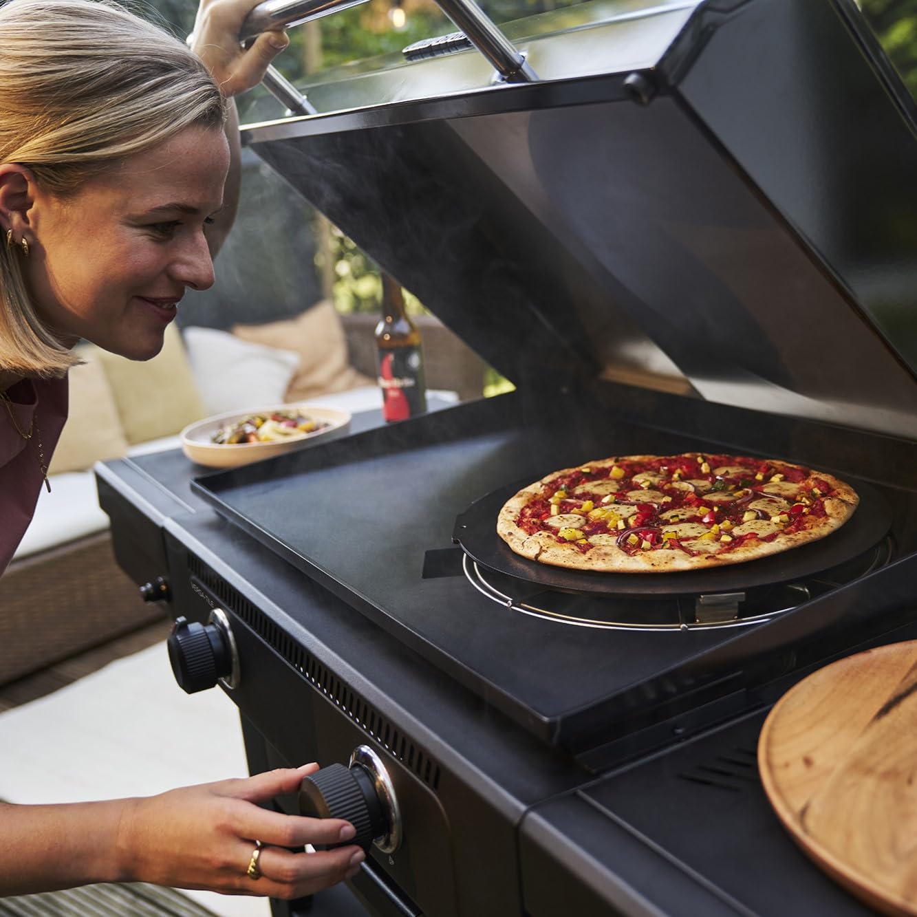 char-broil-versa-tile-griglia-a-gas-3-in-1-griddle-grill-e-forno-per-pizza-con-s image 6