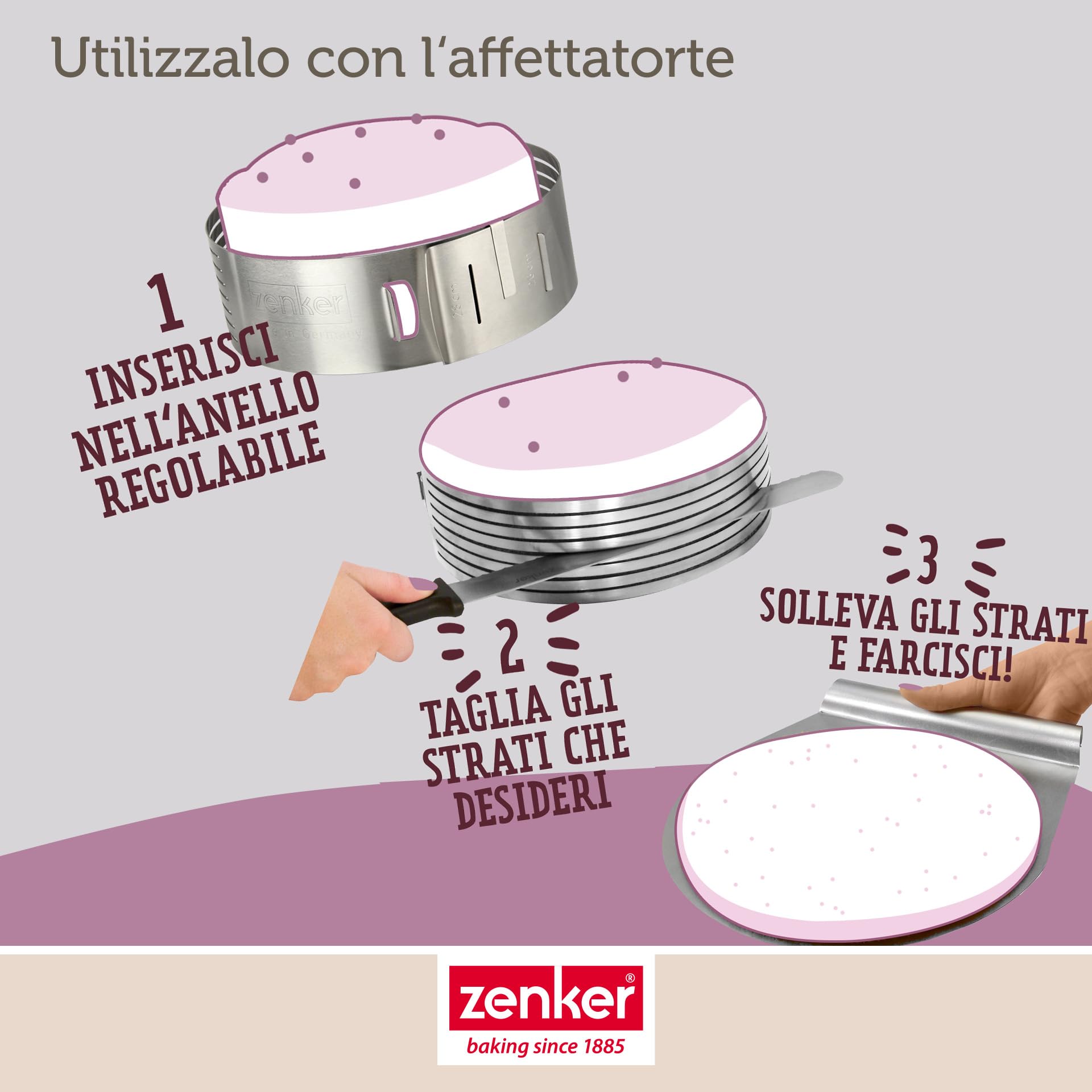 zenker-coltello-professionale-xlong-da-pasticceria-43-cm-in-acciaio-inossidabile image 3